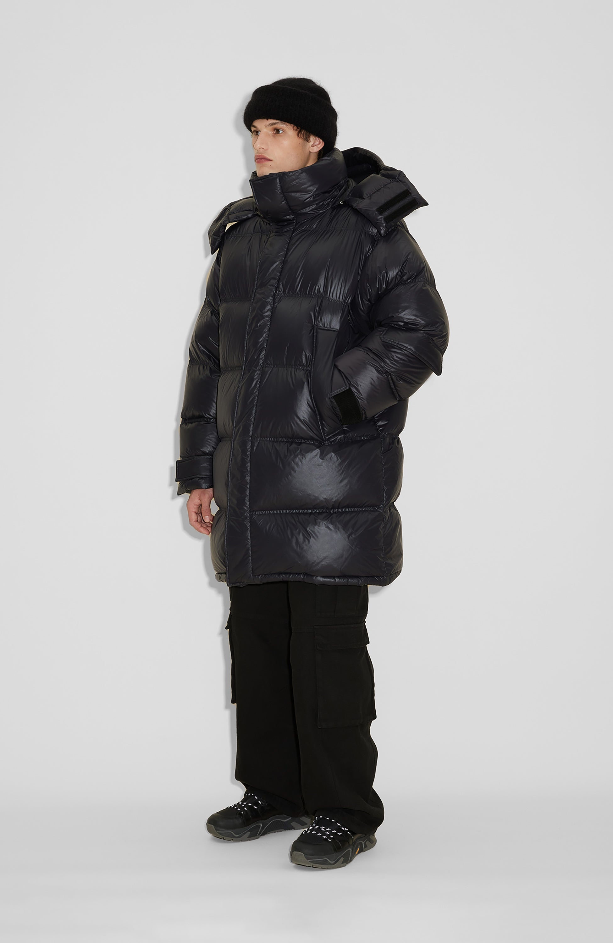 Holzweiler Black Down puffer jacket narvik image 3