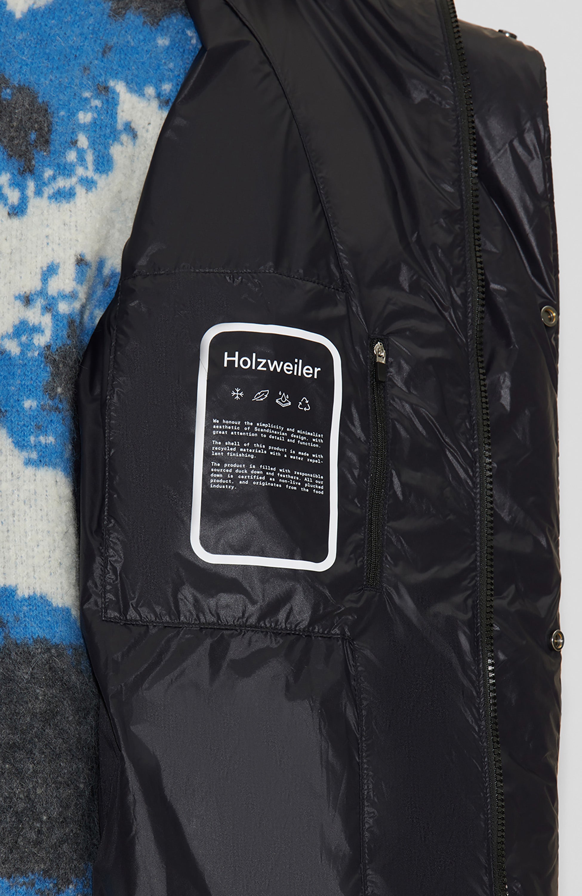 Holzweiler Black Down puffer jacket narvik image 8