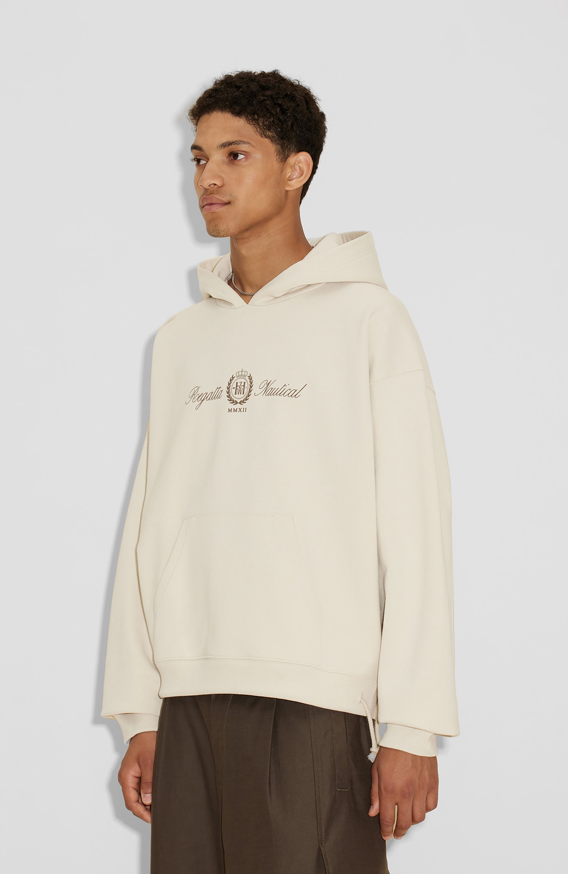 Oversize fleece hoodie TILDE
