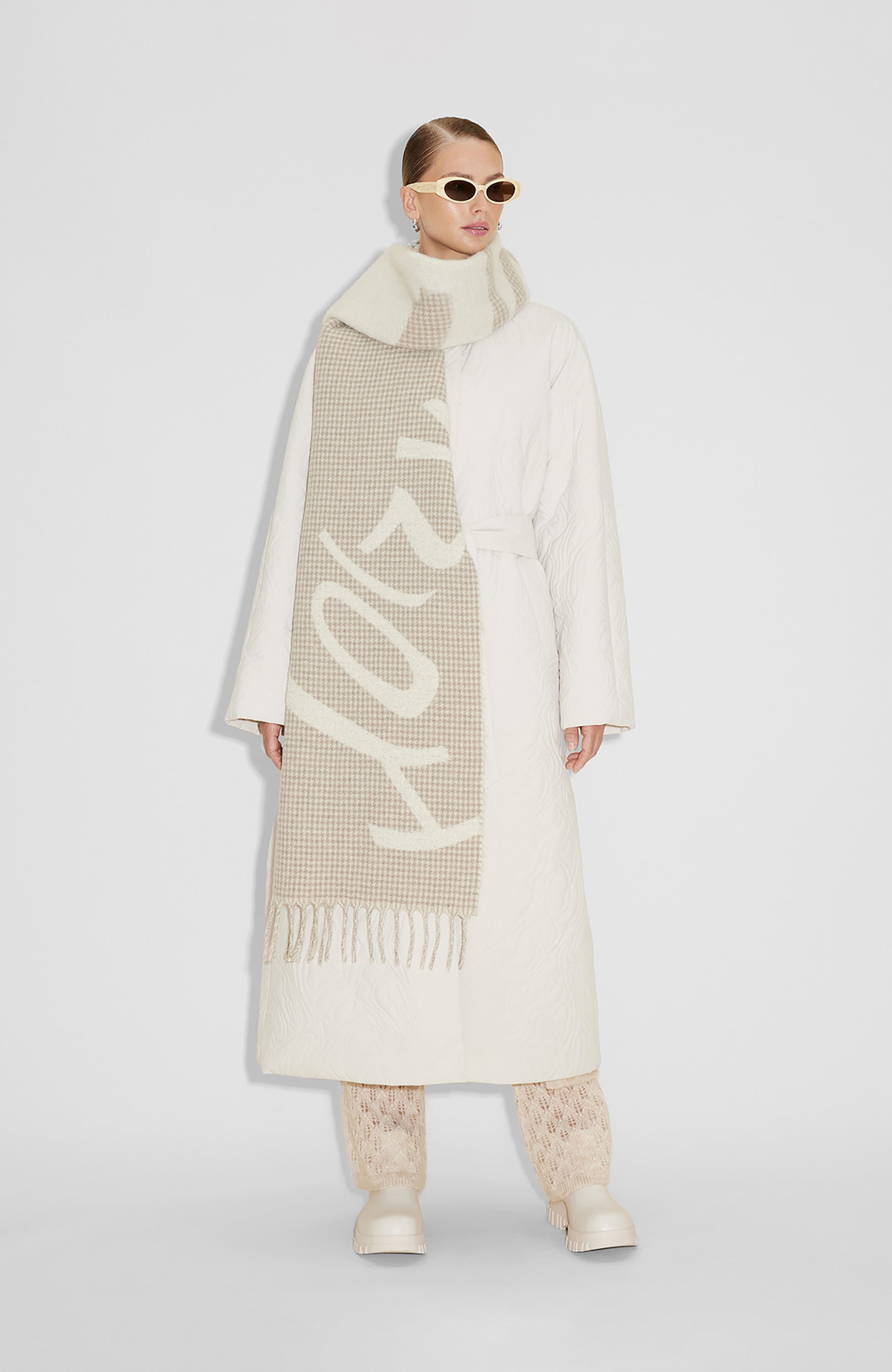 Holzweiler Beige Logo mustriline sall bambino image 3