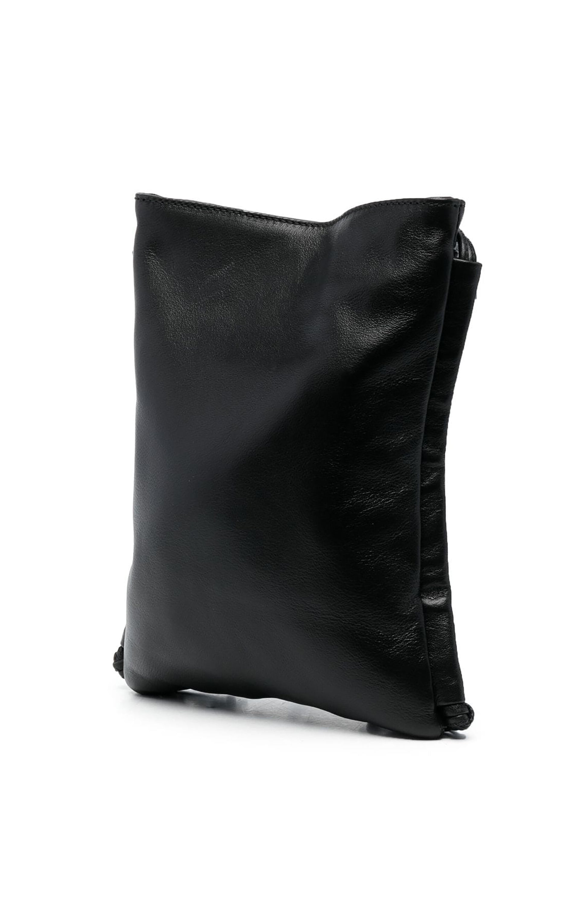 Hereu Black Flat square crossbody bag trena image 5