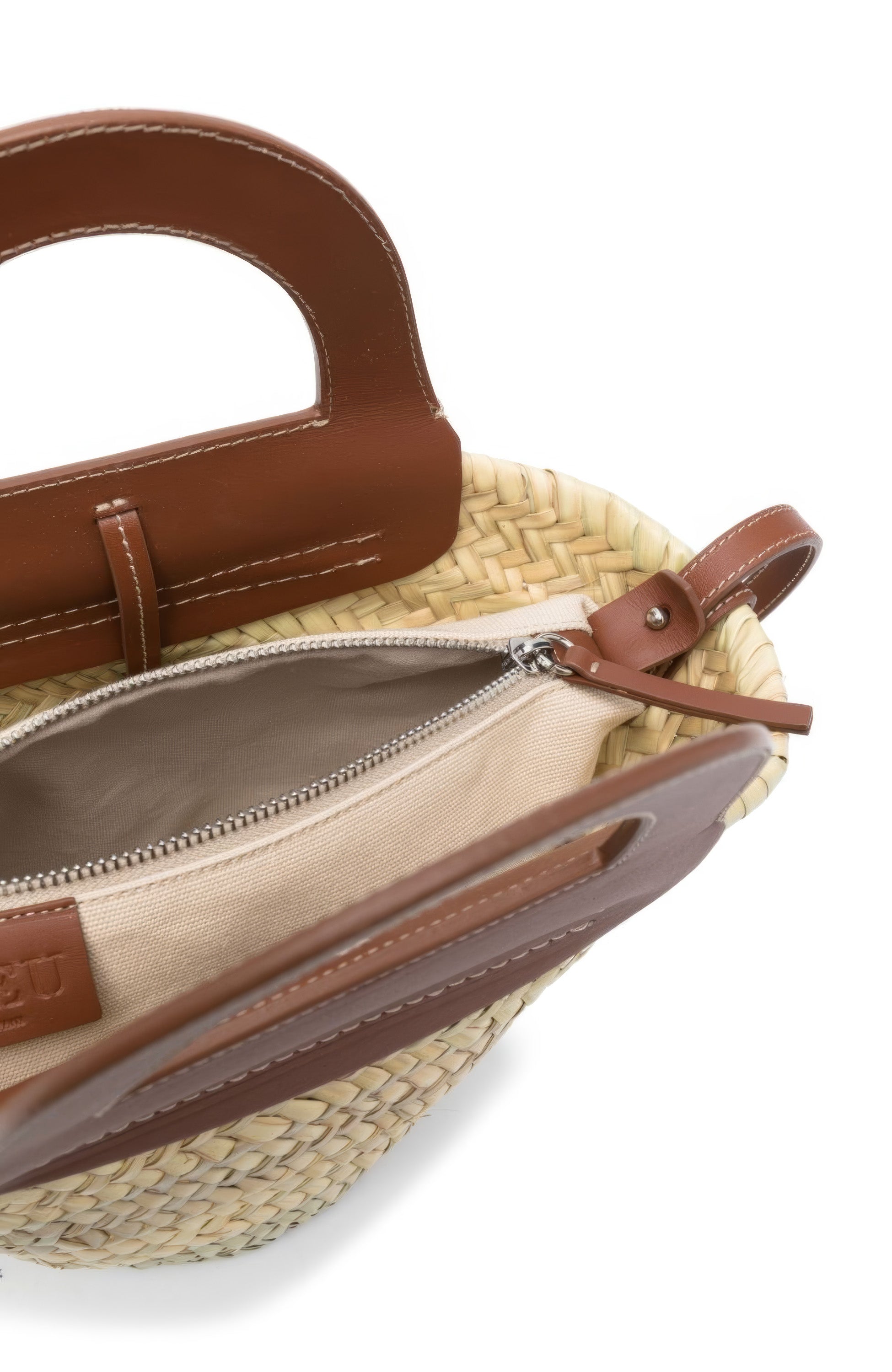 Hereu Neutral Straw tote bag cabas m image 4