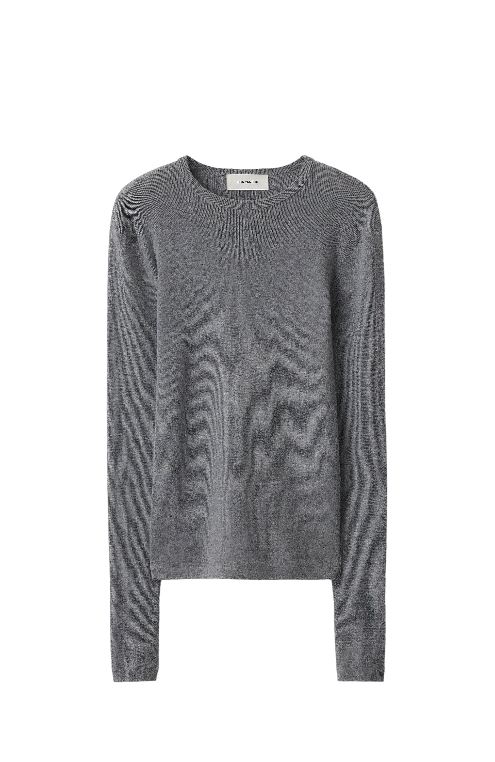 Lisa yang Grey T-shirt z długim rękawem vivian image 7