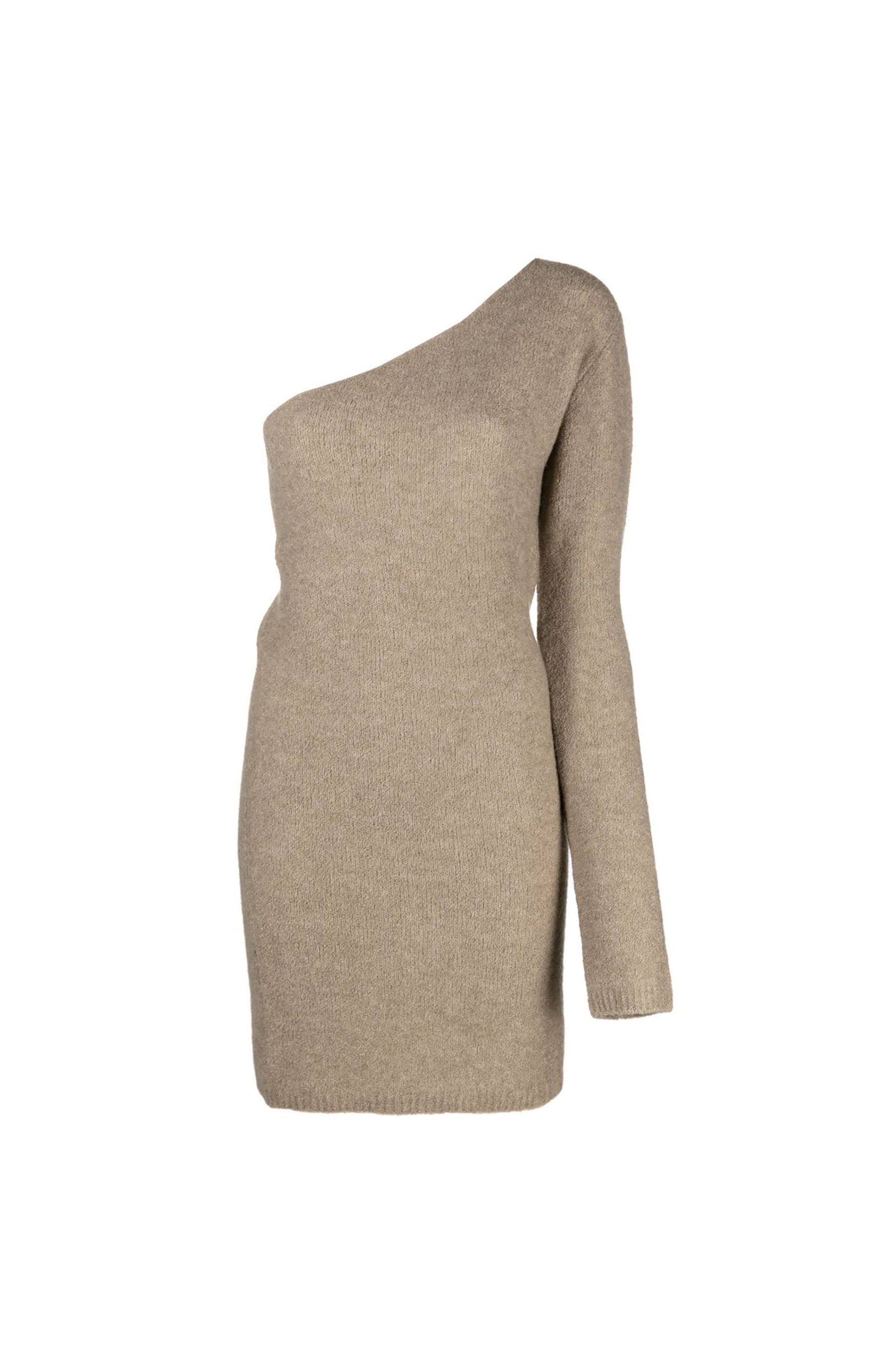 Lisa yang Beige Ühe varrukaga kašmiirkleit alaia image 7