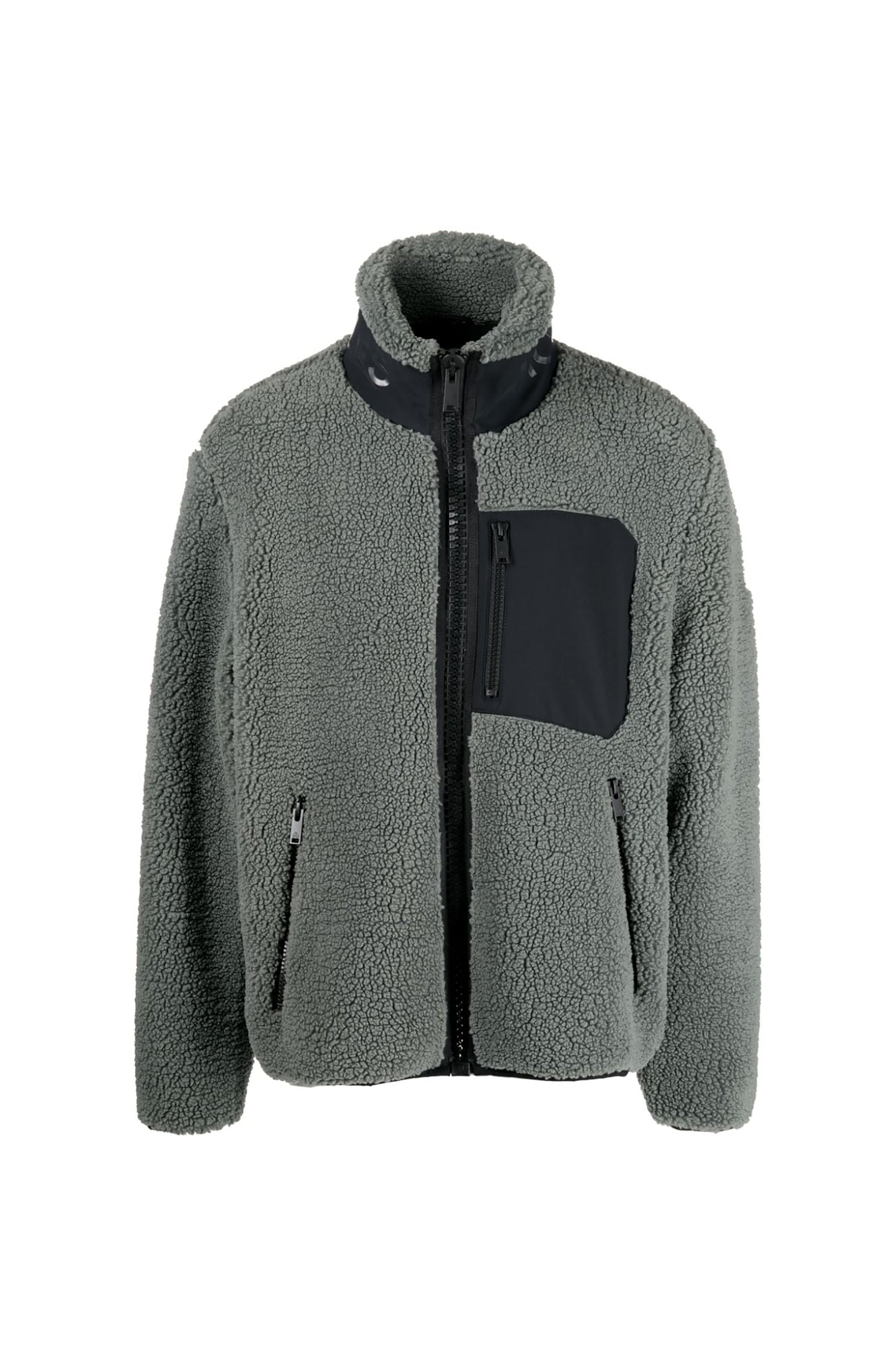 Moose knuckles Green Zip-up fleece jacket saglek image 15