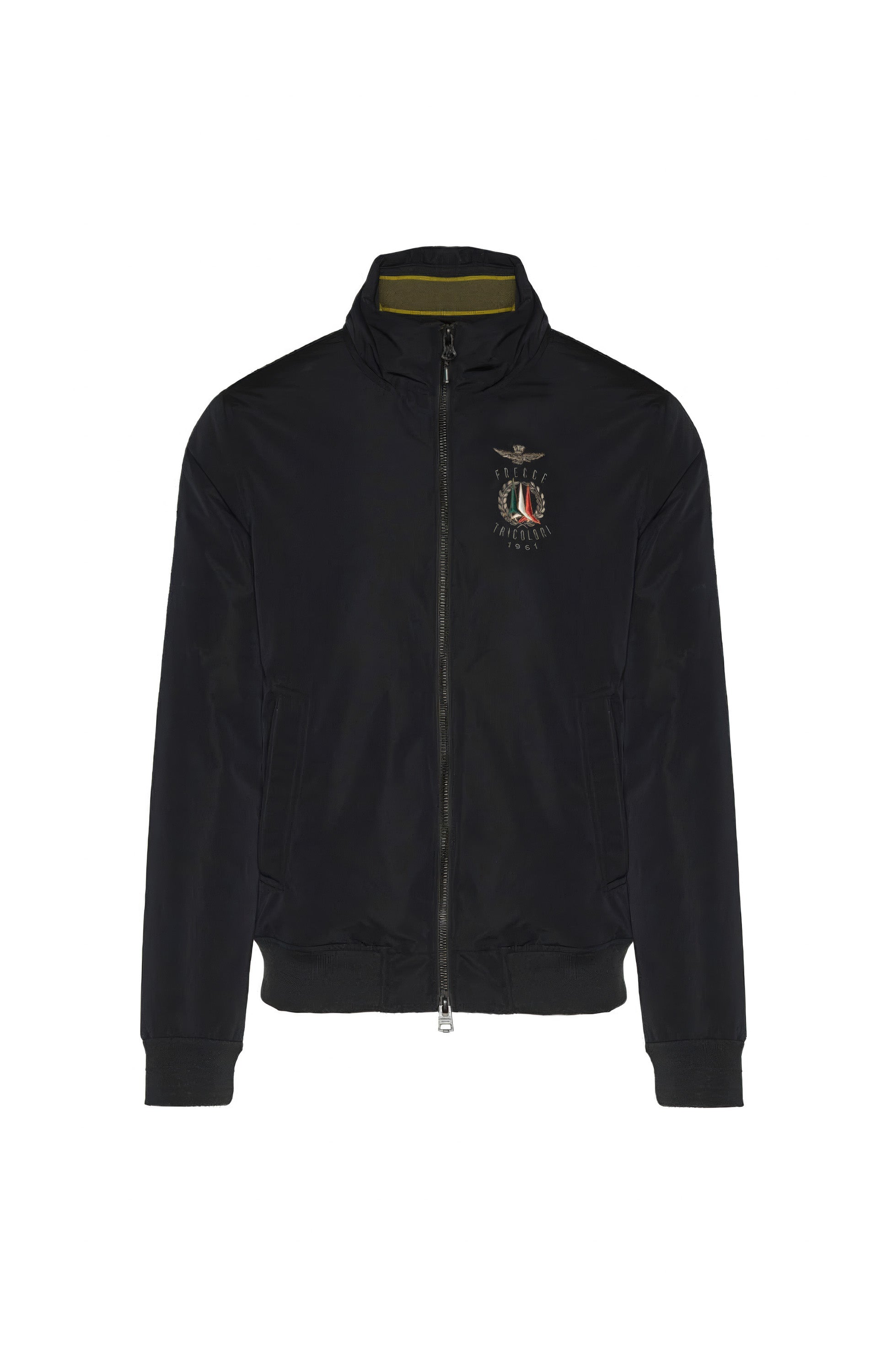 Aeronautica militare Black Emblem-embroidered padded jacket image 10