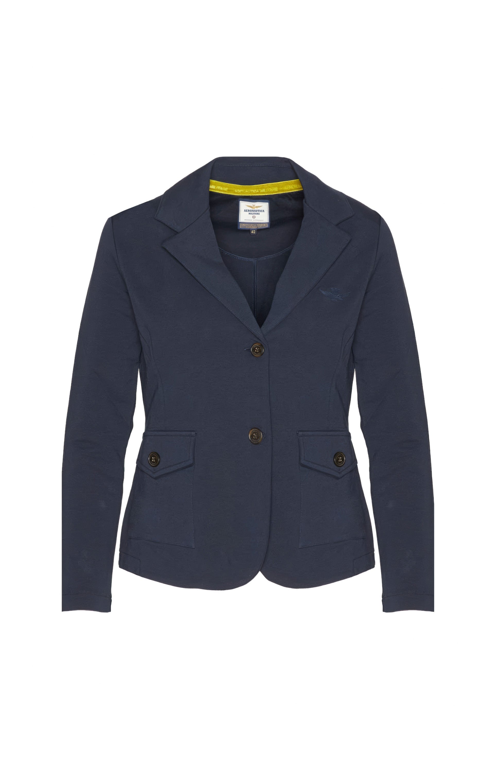 Aeronautica militare Navy Patch-pocket jersey blazer image 5