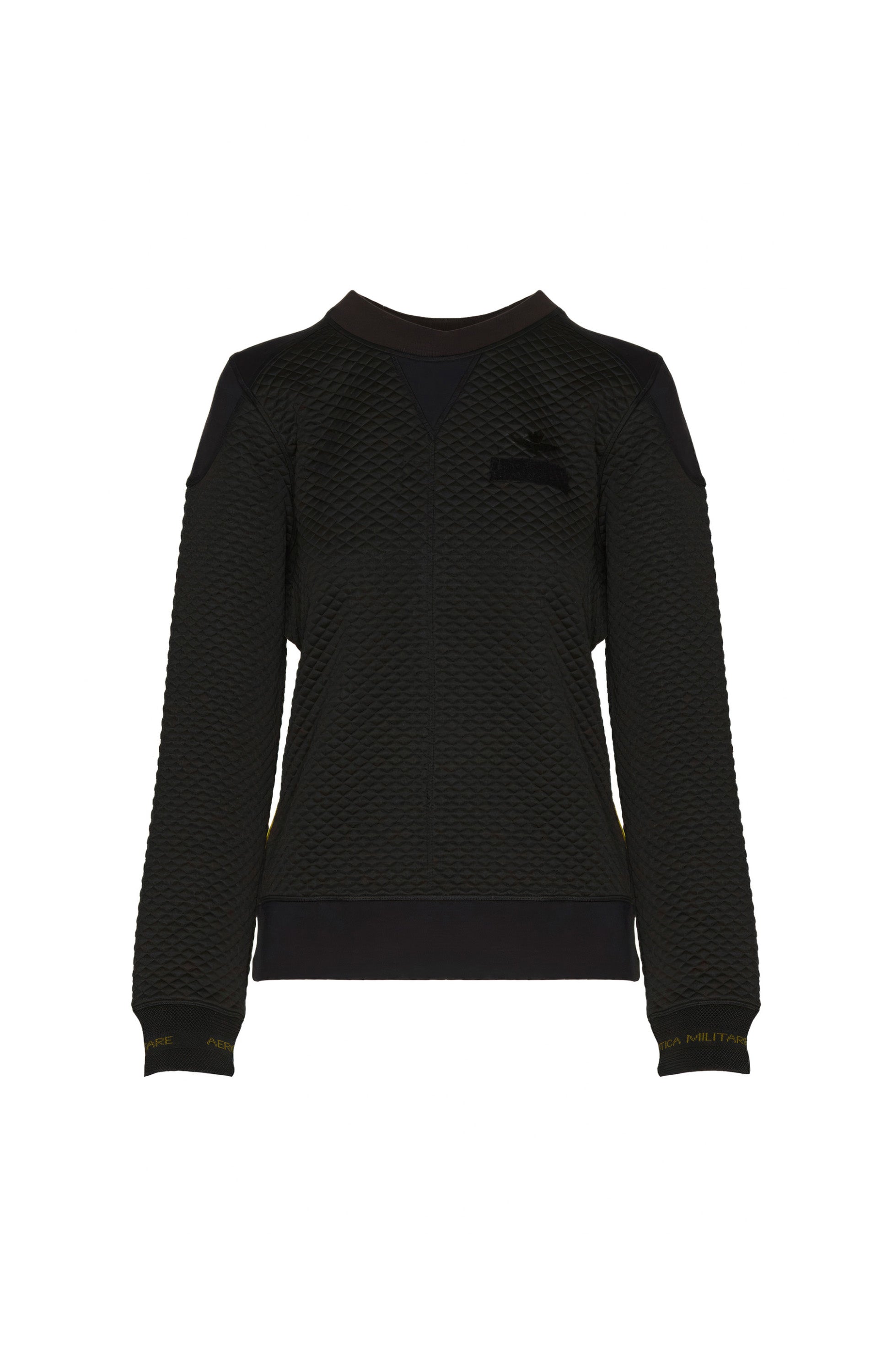 Aeronautica militare Black Õmblusdetailidega dressipluus image 5