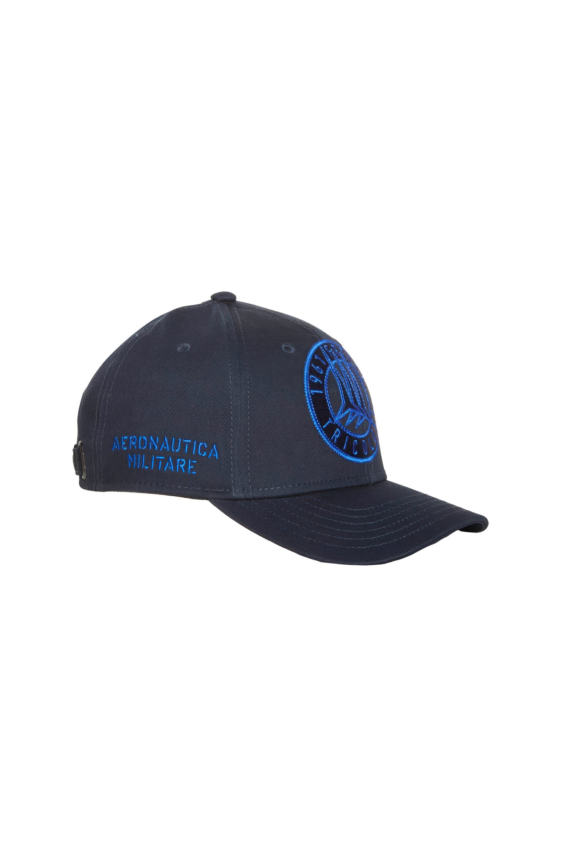 Aeronautica militare Navy Patch-embroidered cap image 4