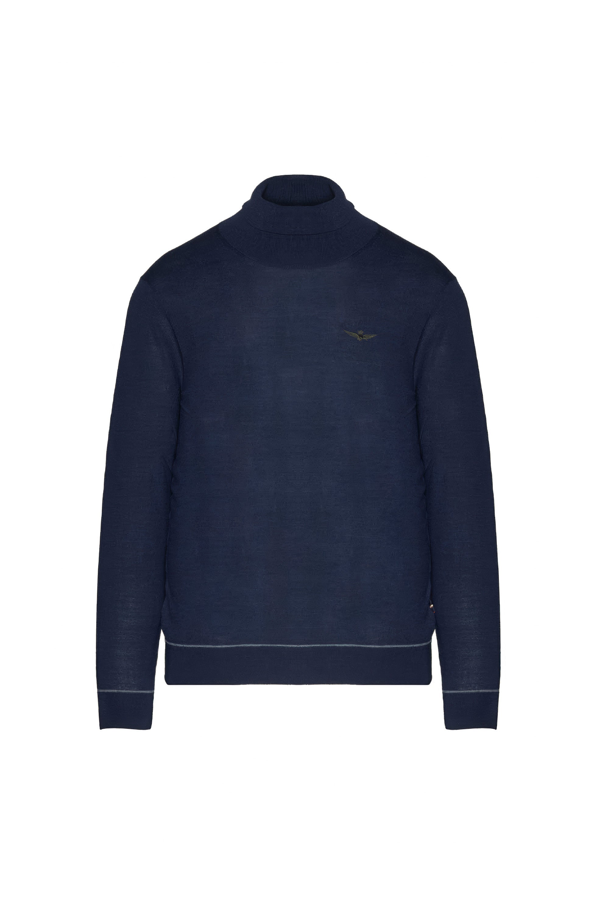 Aeronautica militare Blue Golf z wełny merino image 5