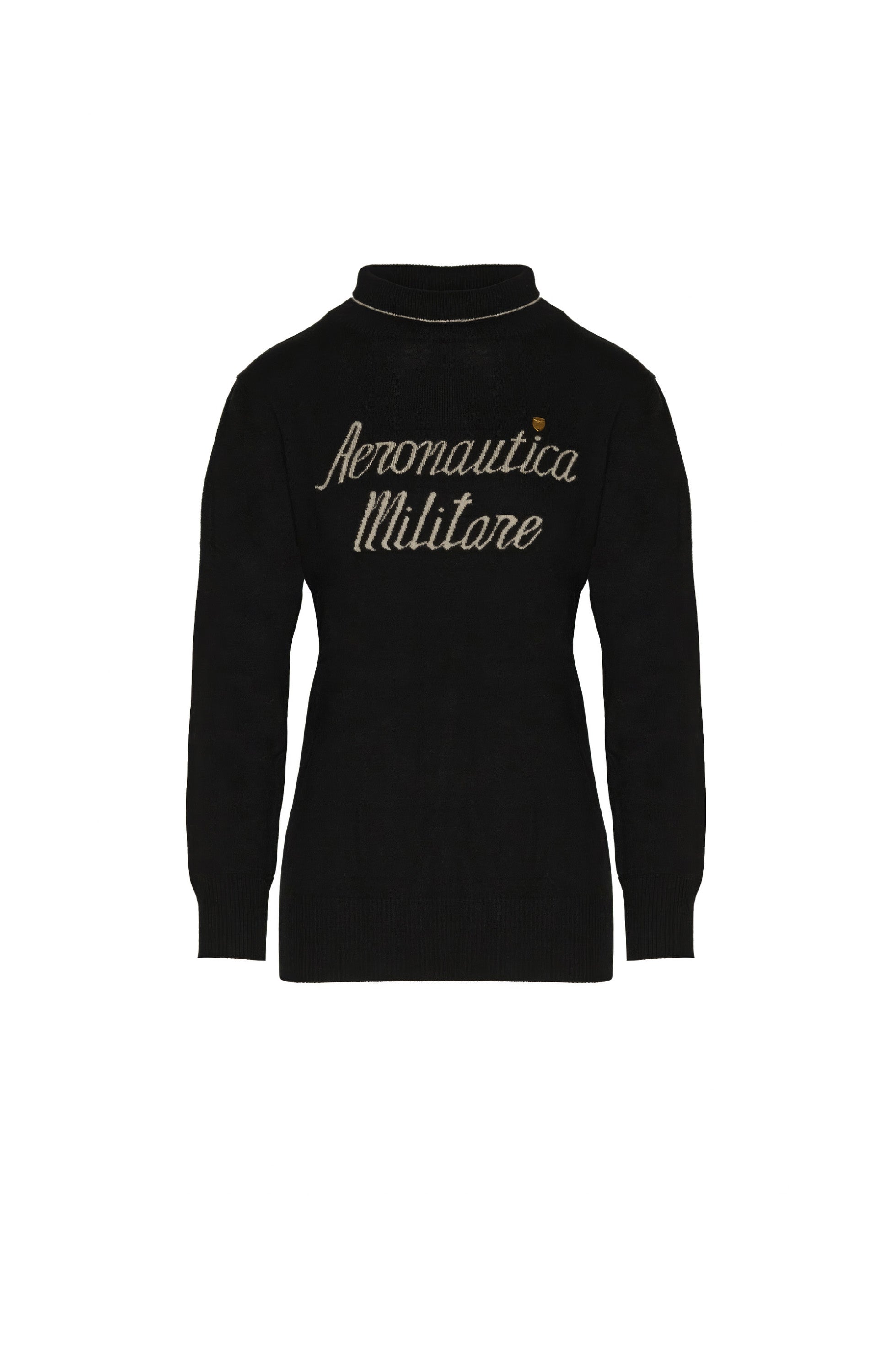 Aeronautica militare Black Sweter z wysokim kołnierzem image 6