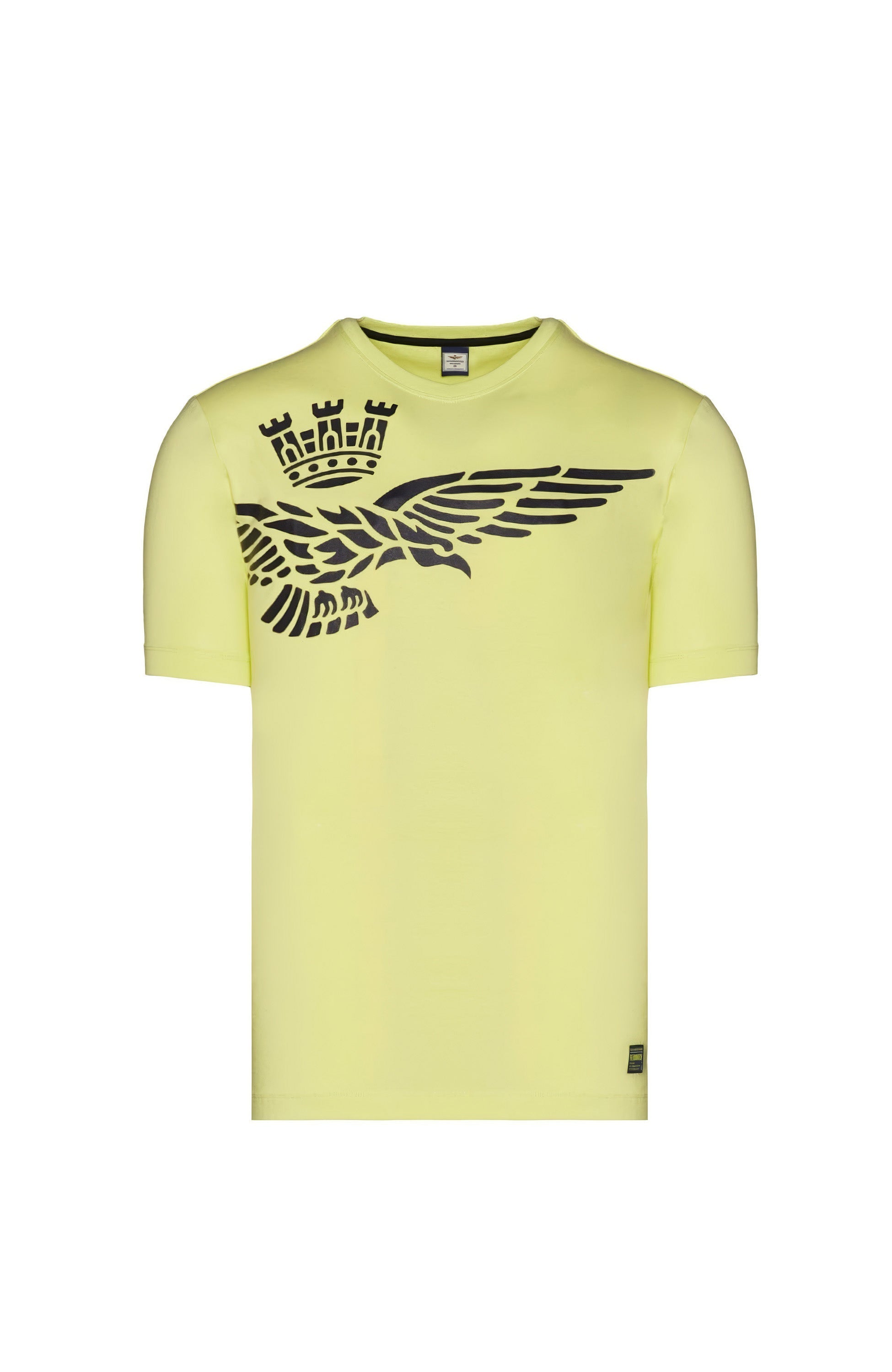 Aeronautica militare Yellow Eagle-print cotton t-shirt image 7