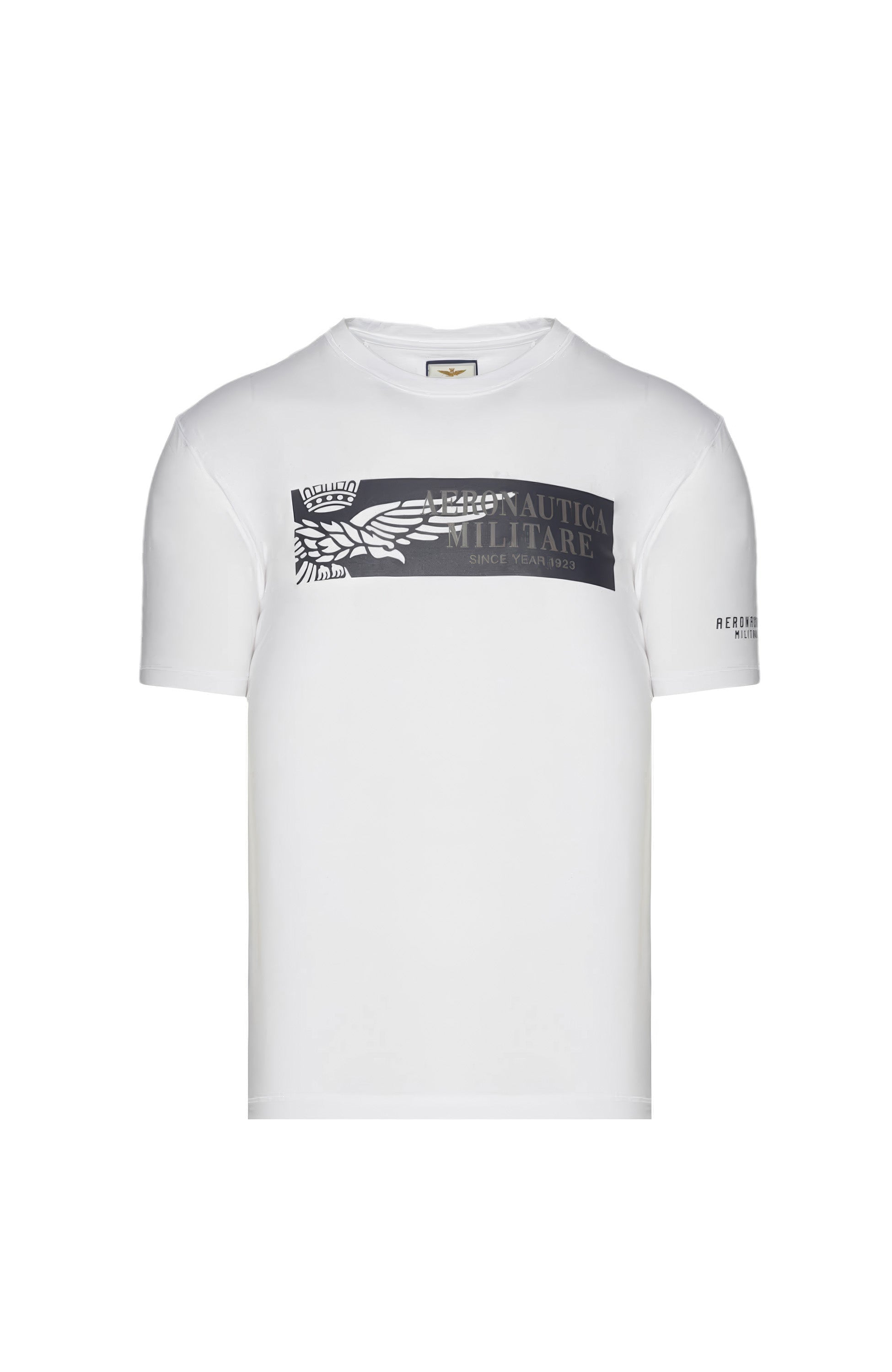 Aeronautica militare White Puuvillane t-särk trükisega image 7