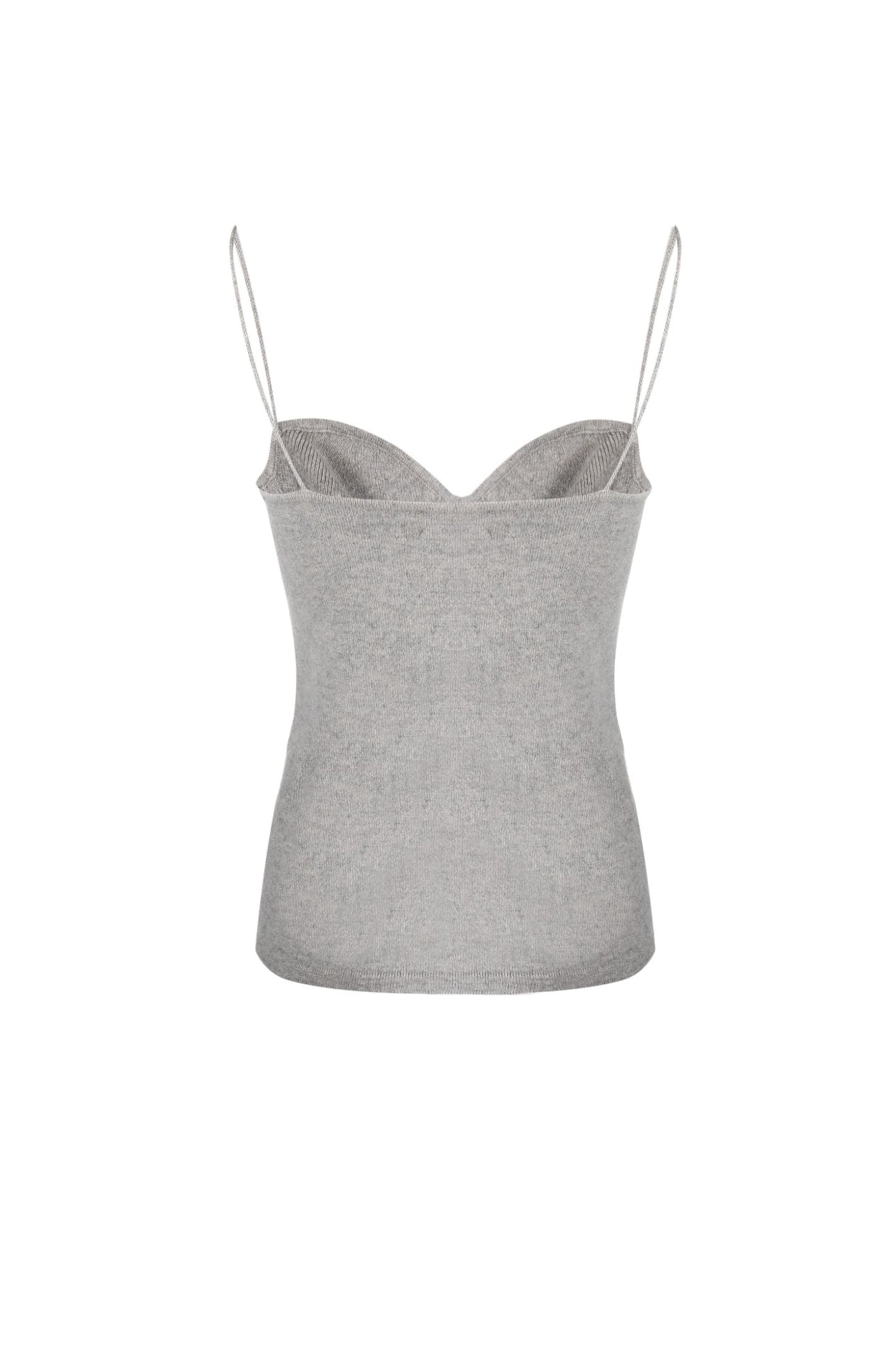 Lisa yang Grey Cashmere knit top alicia image 8