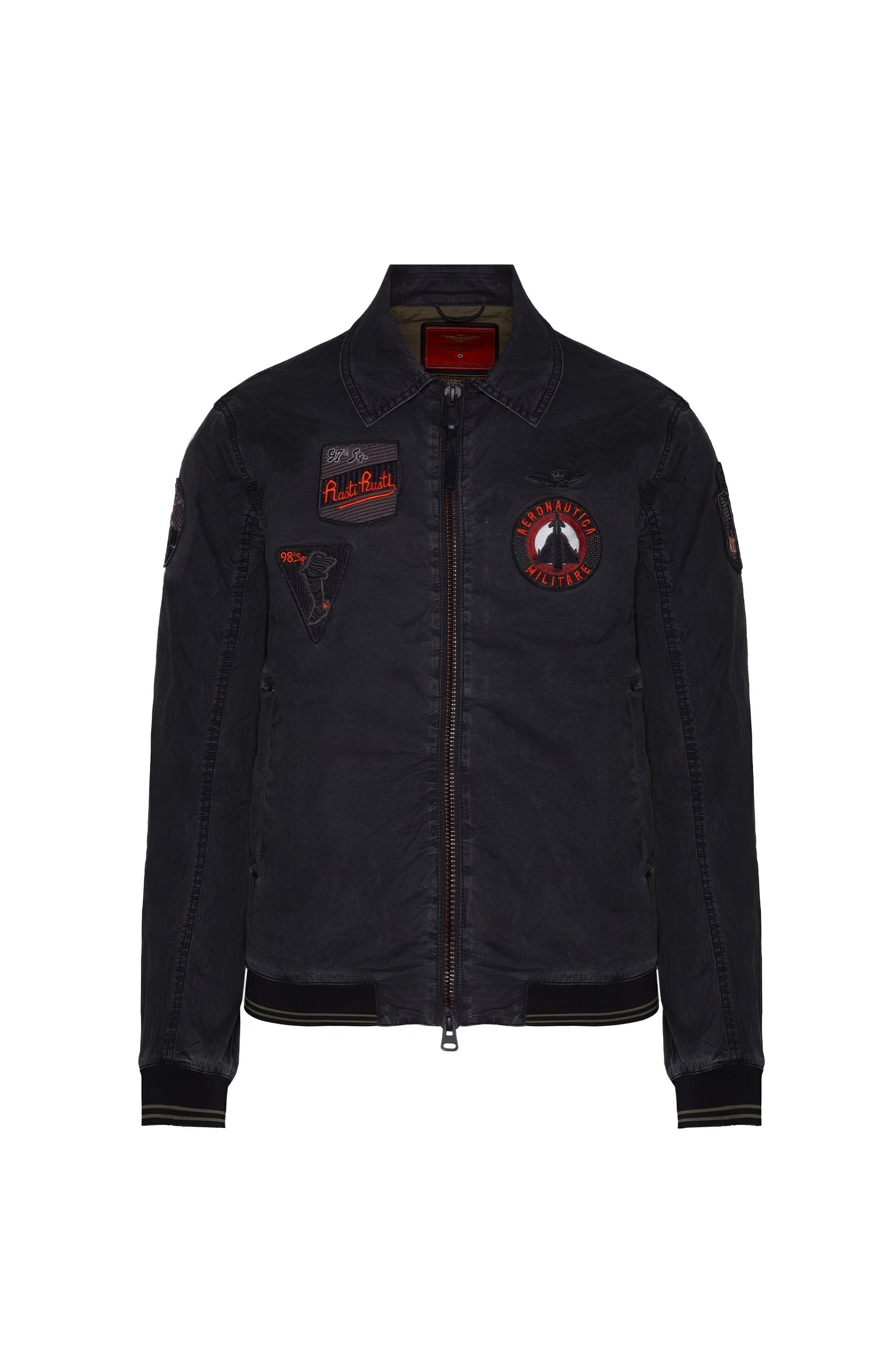 Aeronautica militare Black Patch bomber jacket image 7