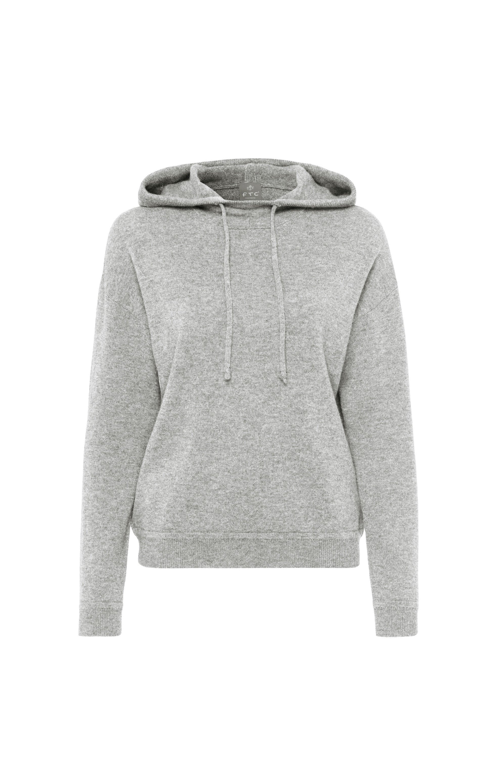 Ftc cashmere Grey Peenkoes kapuutsiga dressipluus image 9