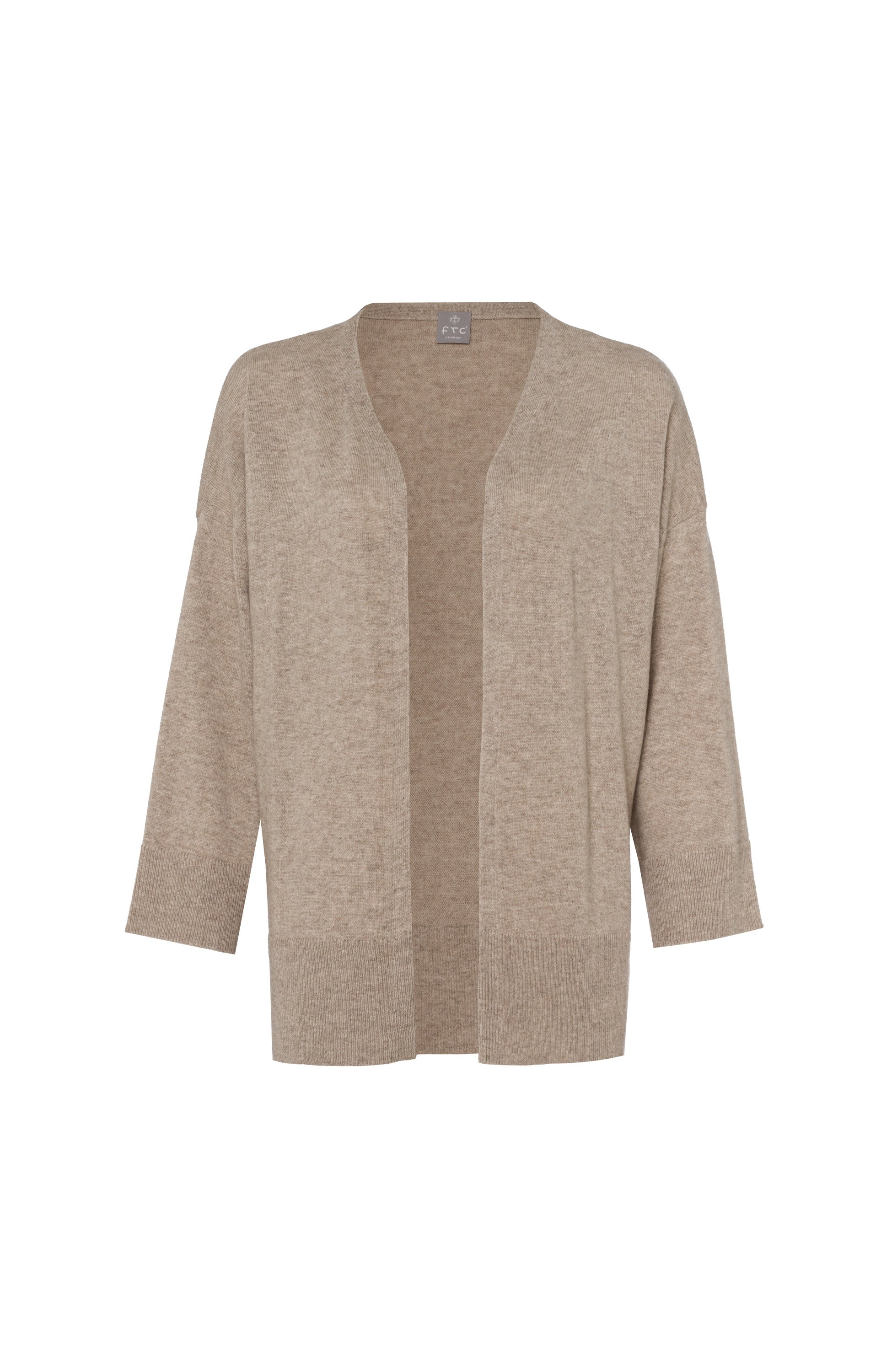 Ftc cashmere Beige Long cashmere cardigan image 9