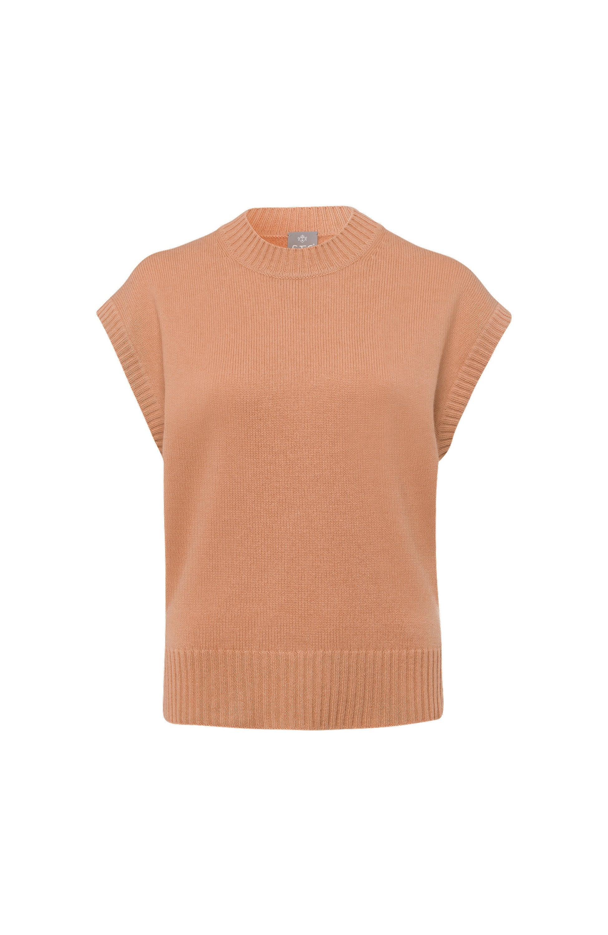 Ftc cashmere Pink Roundneck cashmere vest image 5