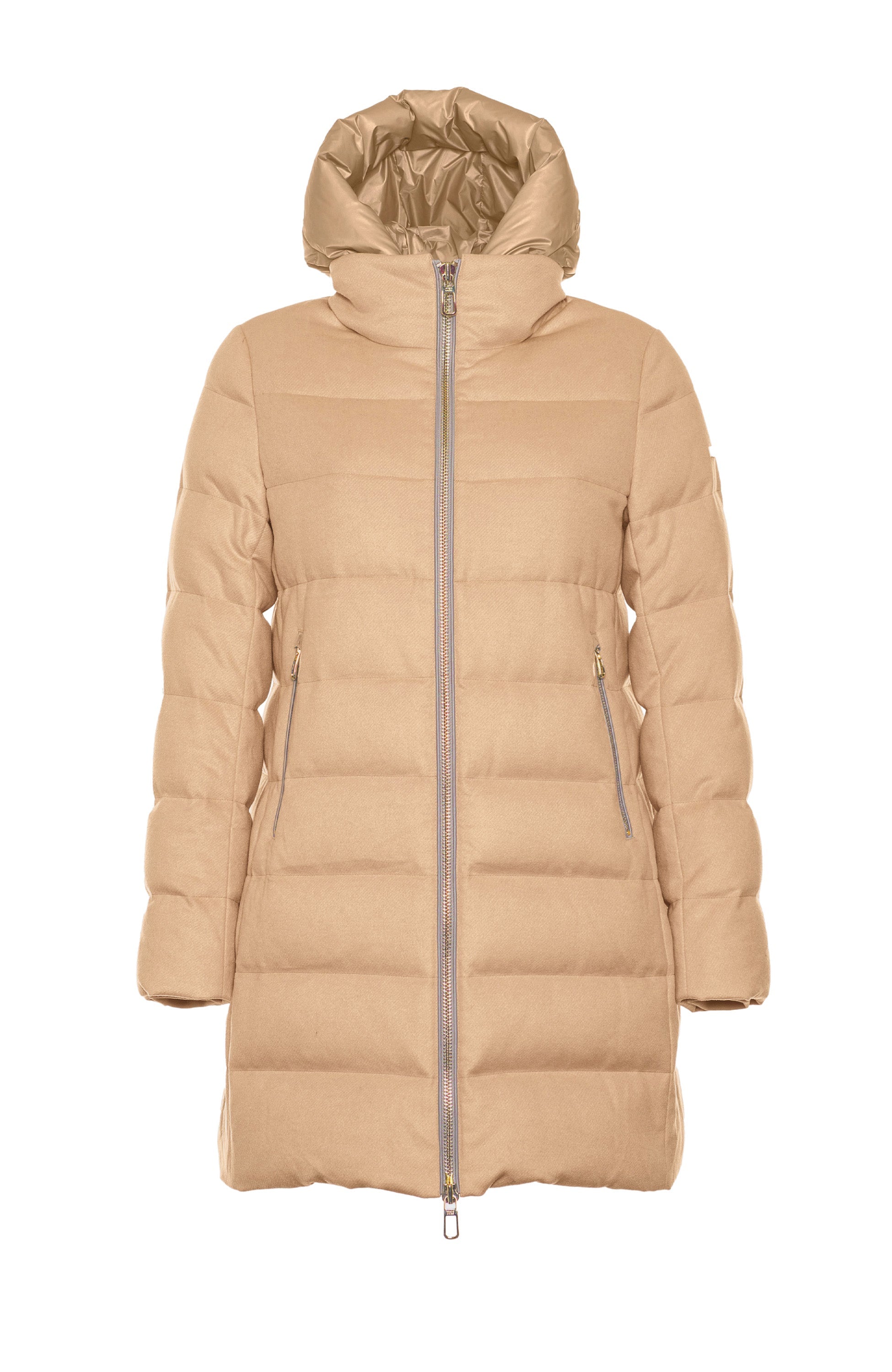Duno Beige Quilted wool coat alhambra image 10