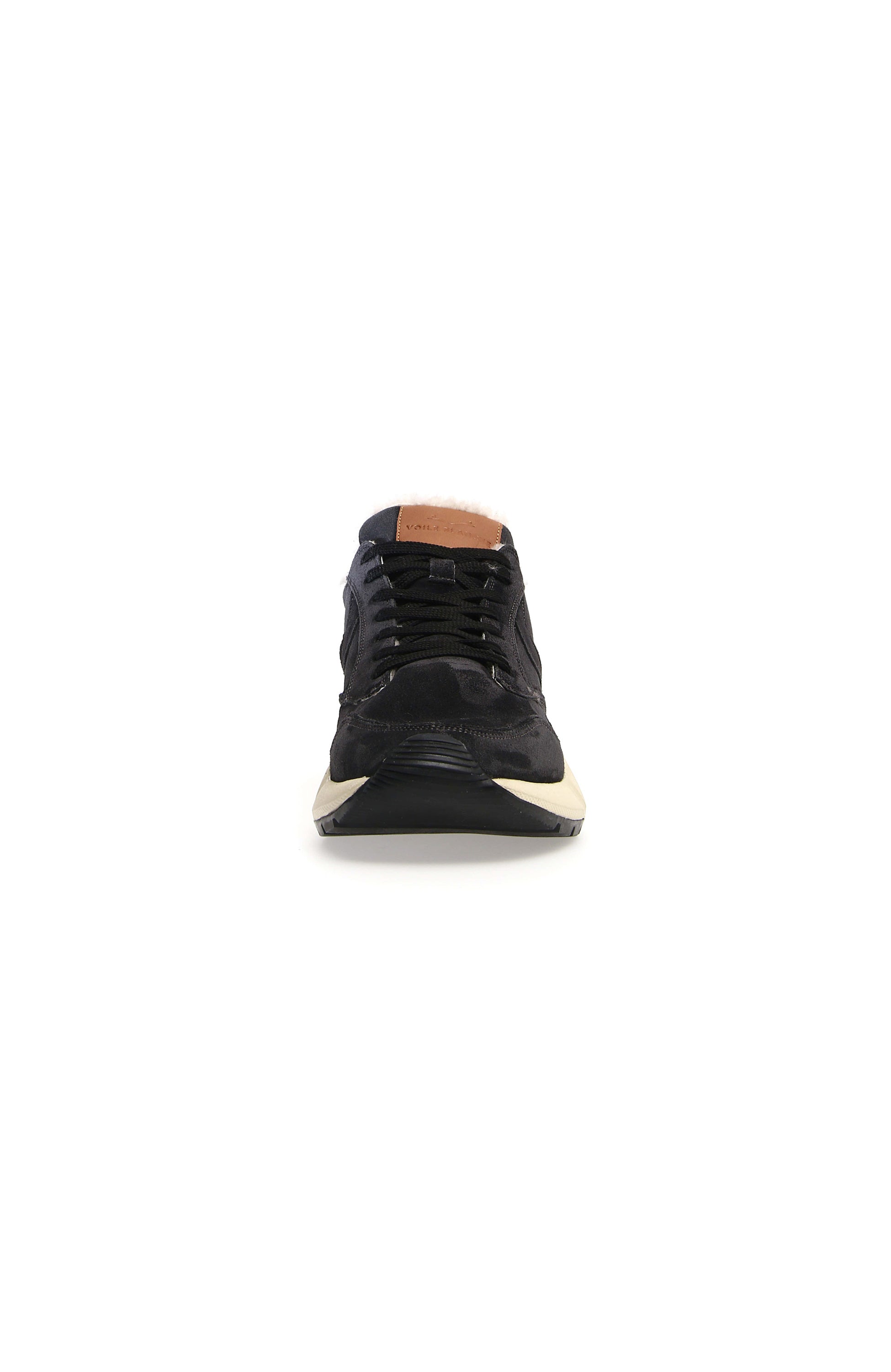 Voile blanche Grey Zamszowe sneakersy z futrzaną wyściółką arpolh image 4