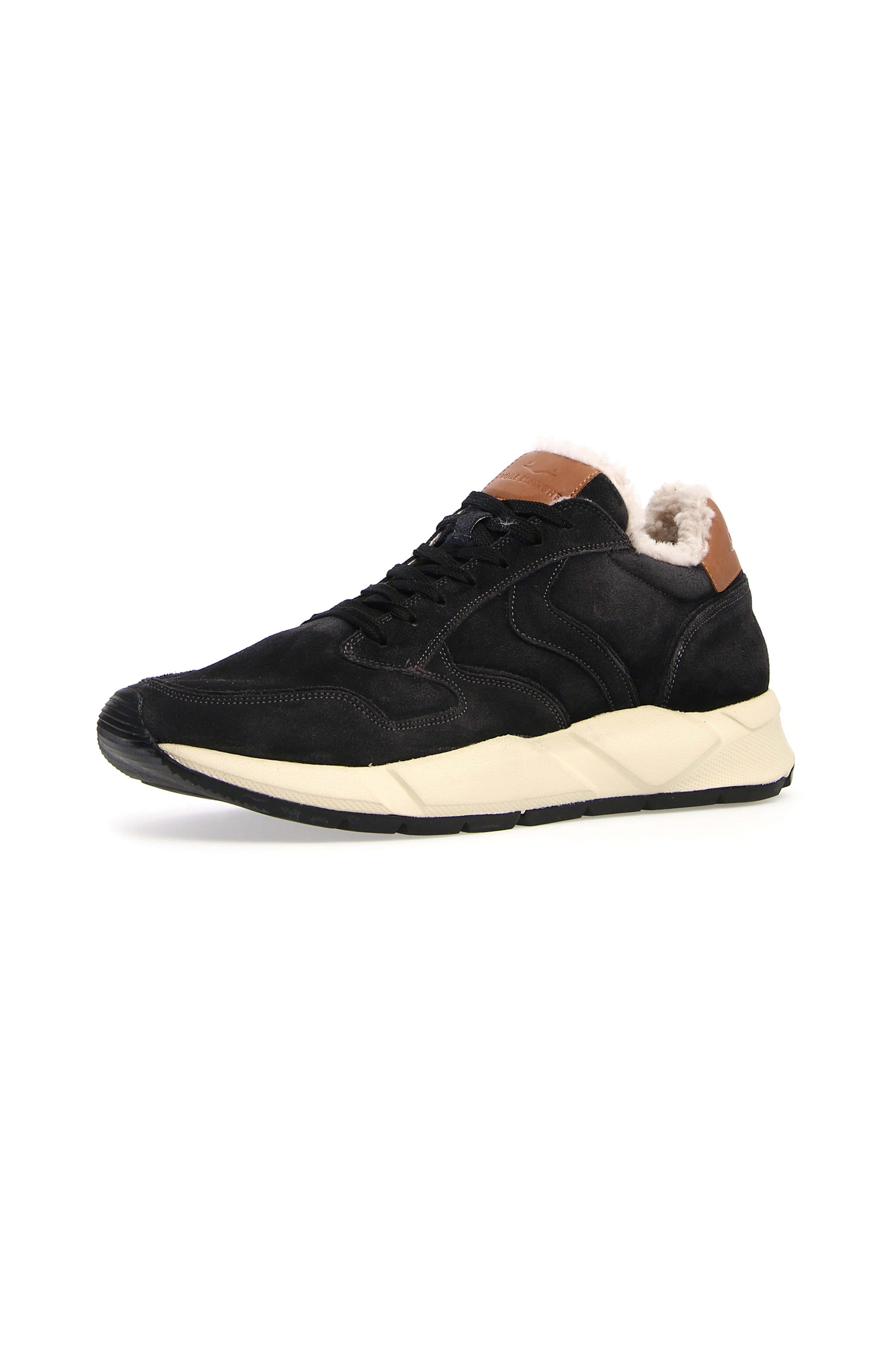 Voile blanche Grey Zamszowe sneakersy z futrzaną wyściółką arpolh image 5