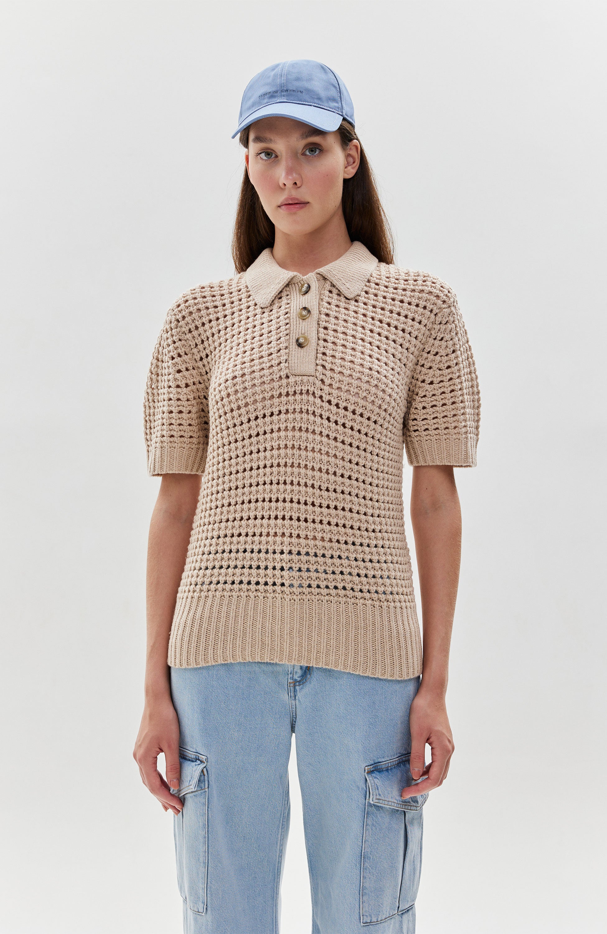Tiger of sweden Neutral Short-sleeve poloneck top cedrik rws image 1