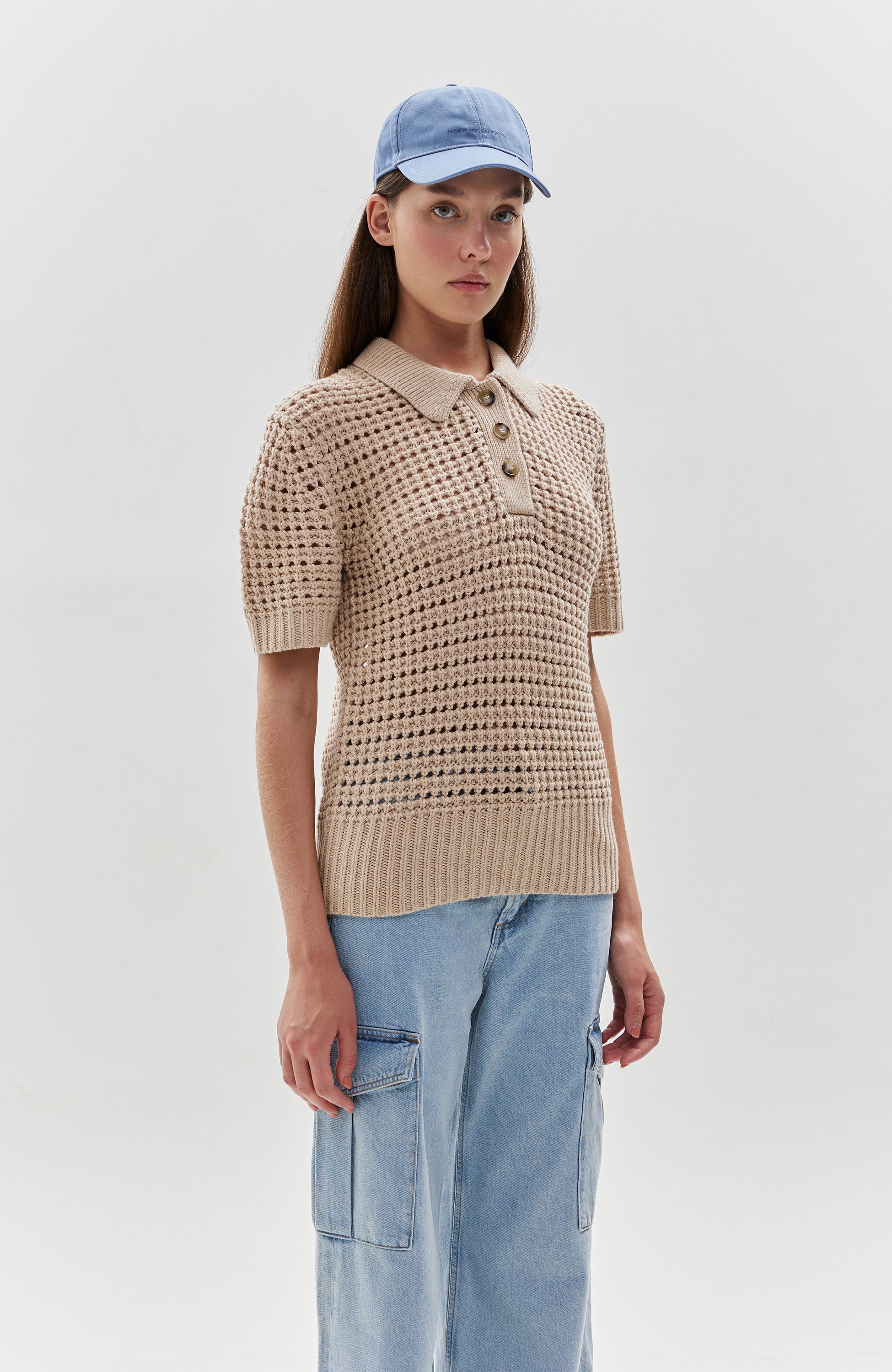 Tiger of sweden Neutral Short-sleeve poloneck top cedrik rws image 3