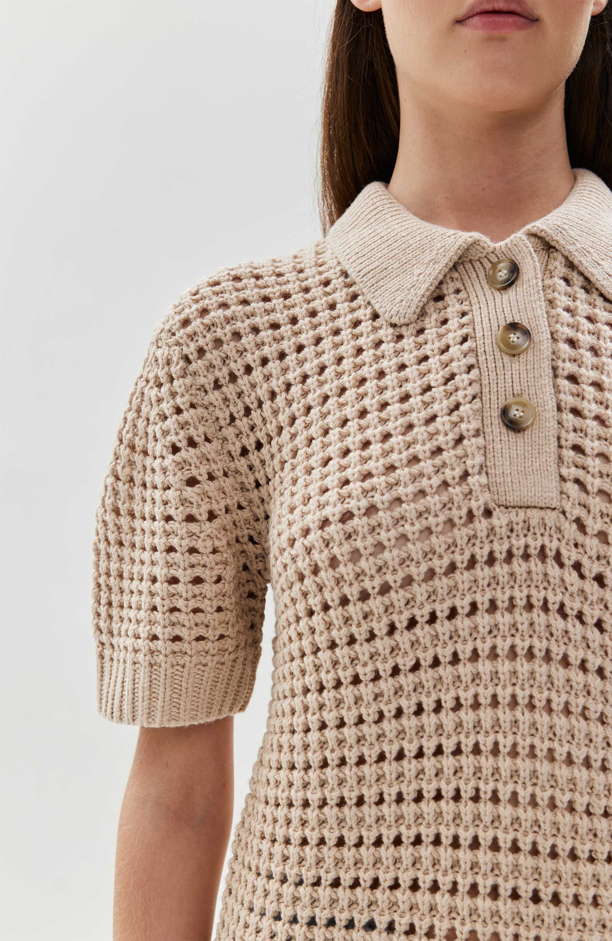 Tiger of sweden Neutral Short-sleeve poloneck top cedrik rws image 6