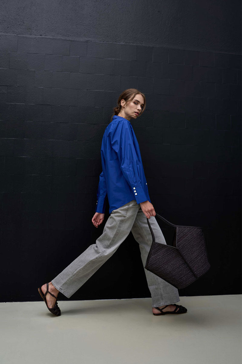 Cropped shirt and Relaxed baggy jeans AYLA