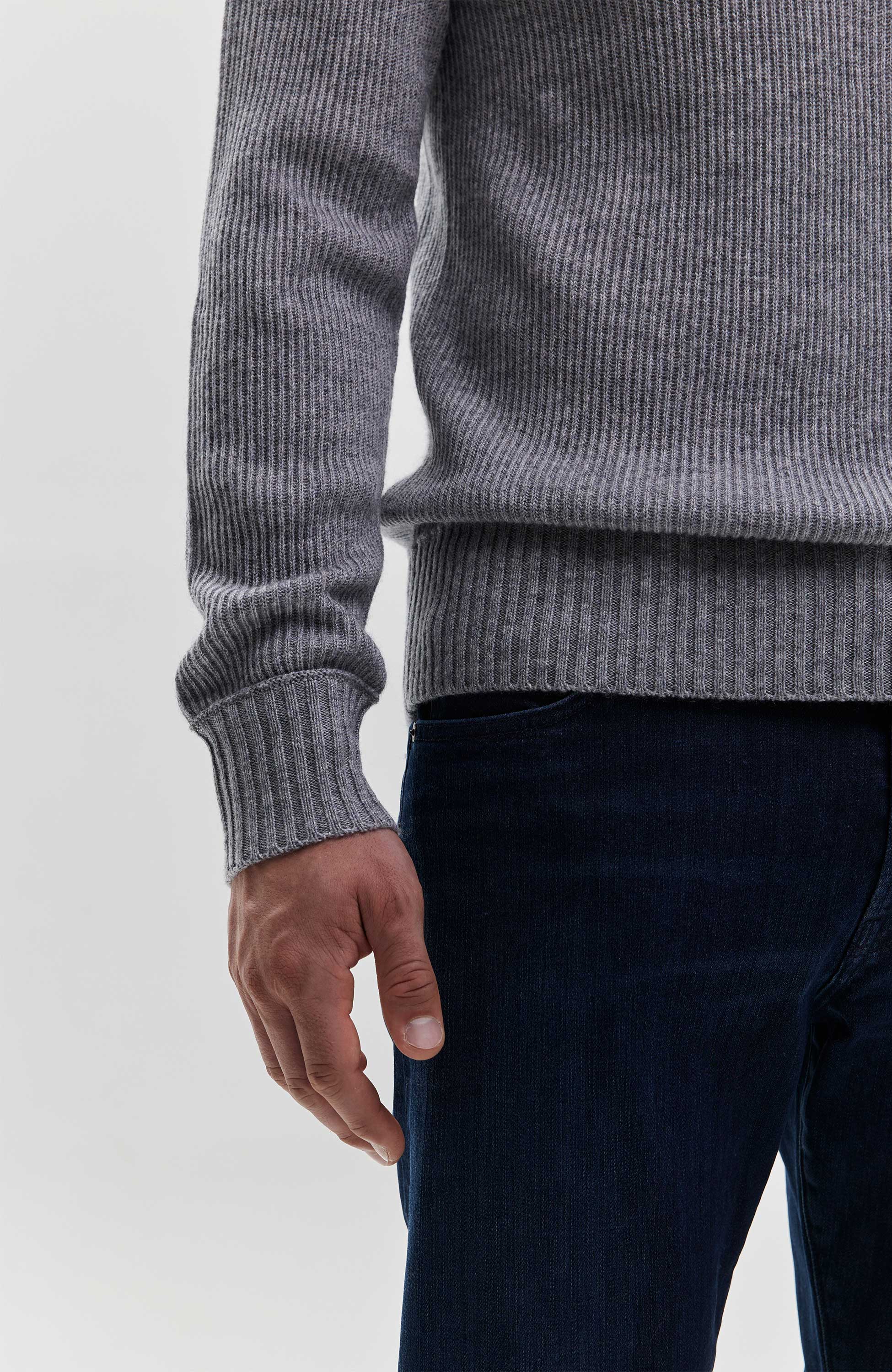 Ftc cashmere Grey Sweter z okrągłym dekoltem image 5