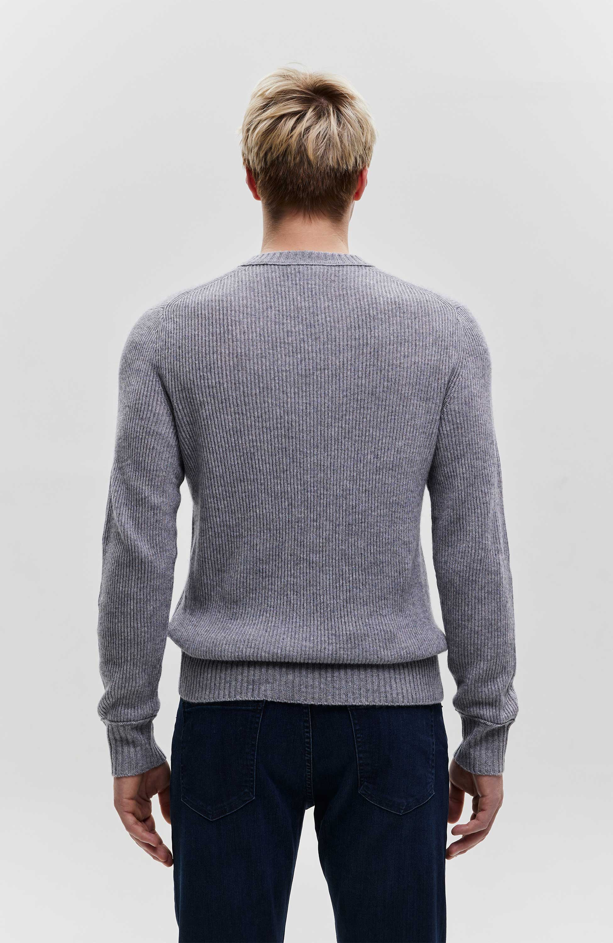 Ftc cashmere Grey Sweter z okrągłym dekoltem image 3