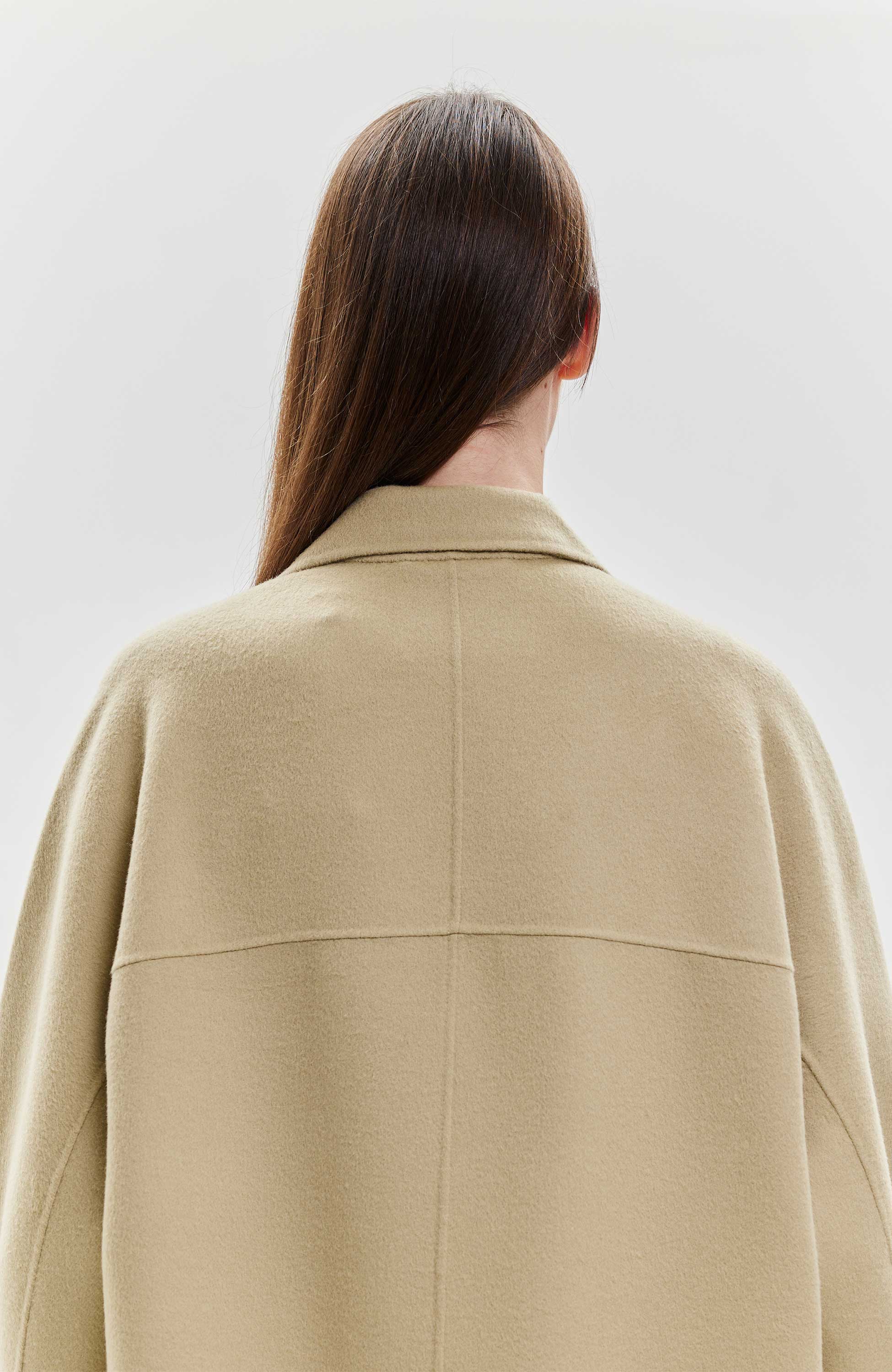 House of dagmar Green Oversize doublé coat image 7