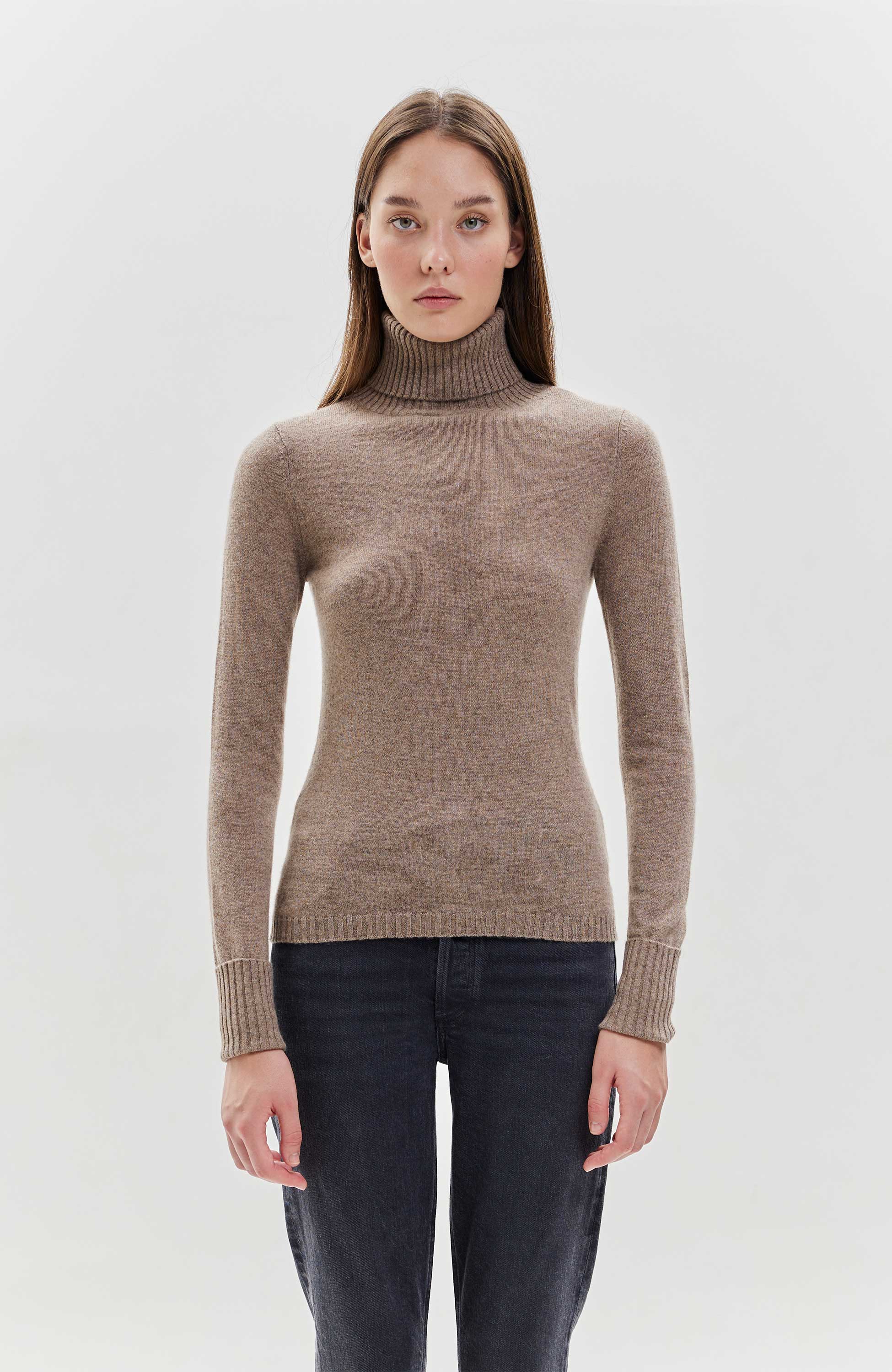 Turtleneck cashmere sweater