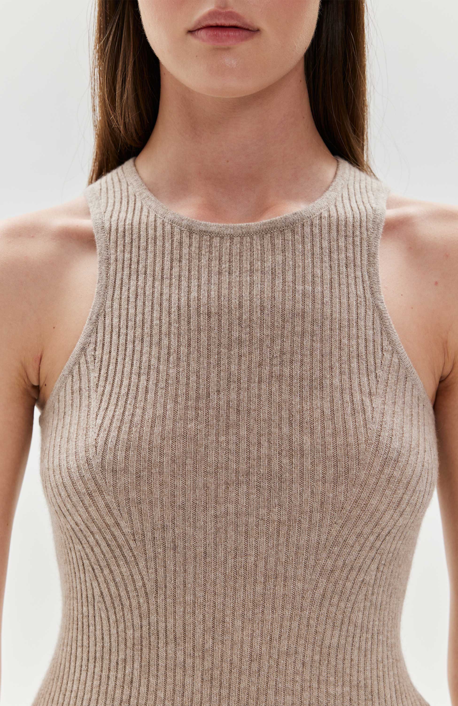Ftc cashmere Beige Top z kaszmiru image 5