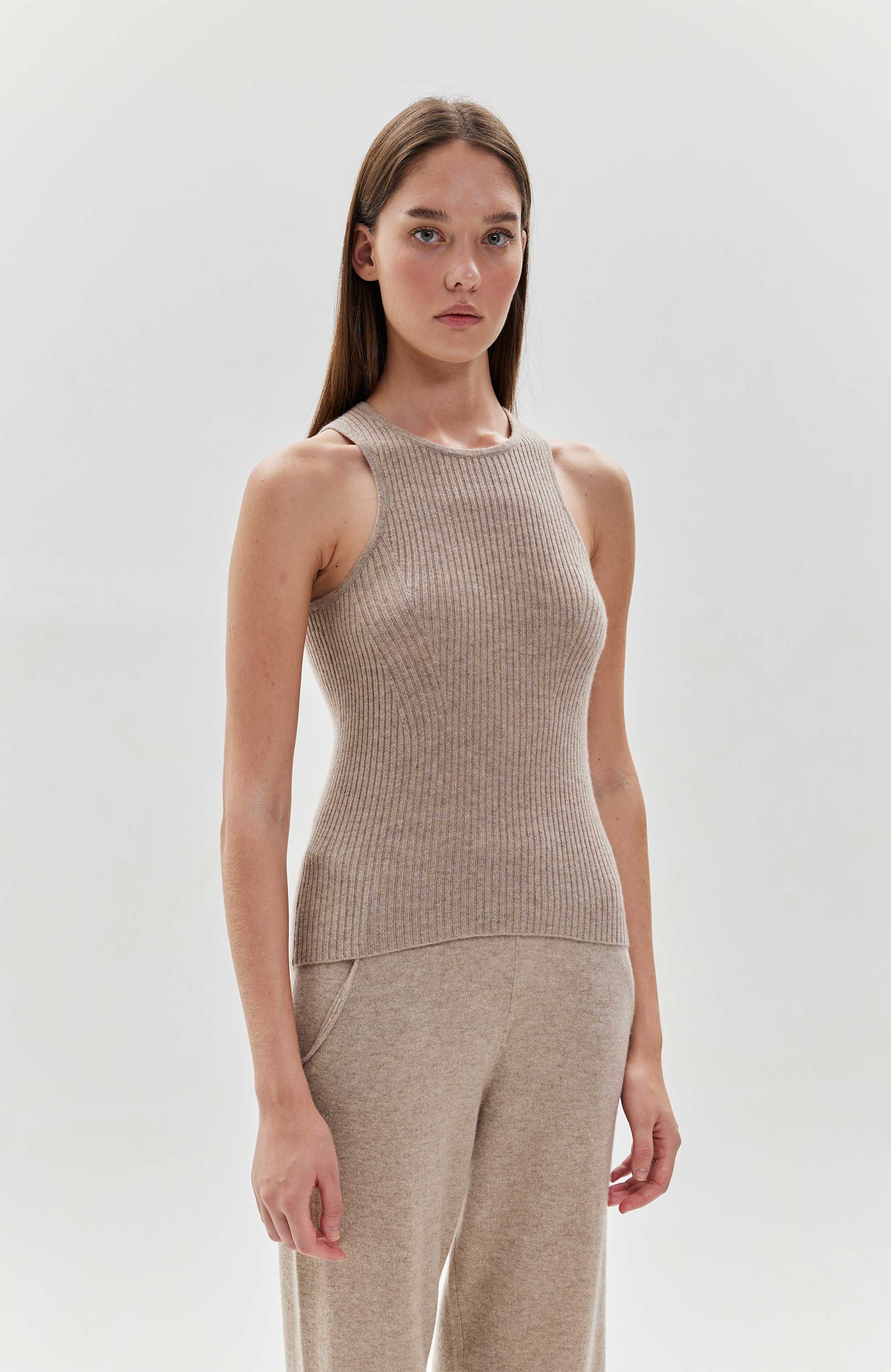 Ftc cashmere Beige Top z kaszmiru image 3
