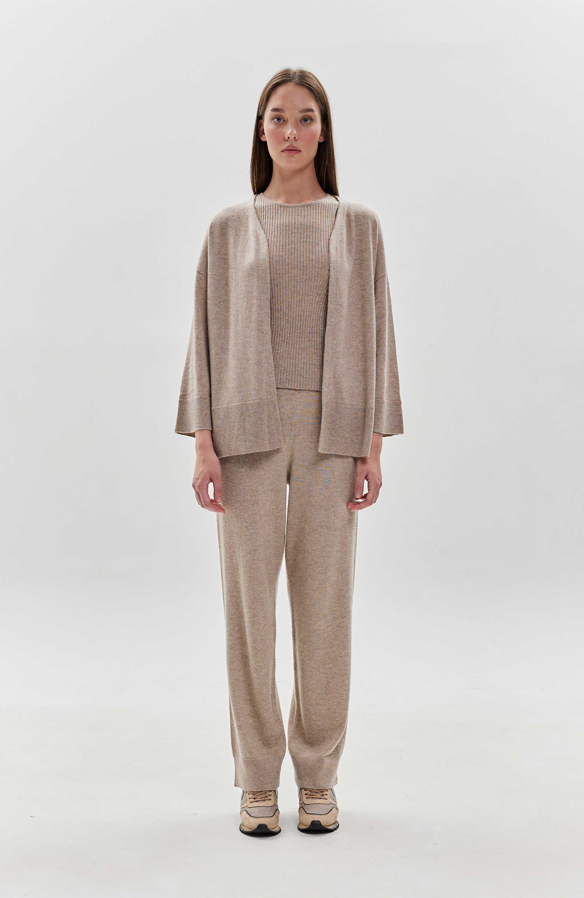 Ftc cashmere Beige Top z kaszmiru image 6