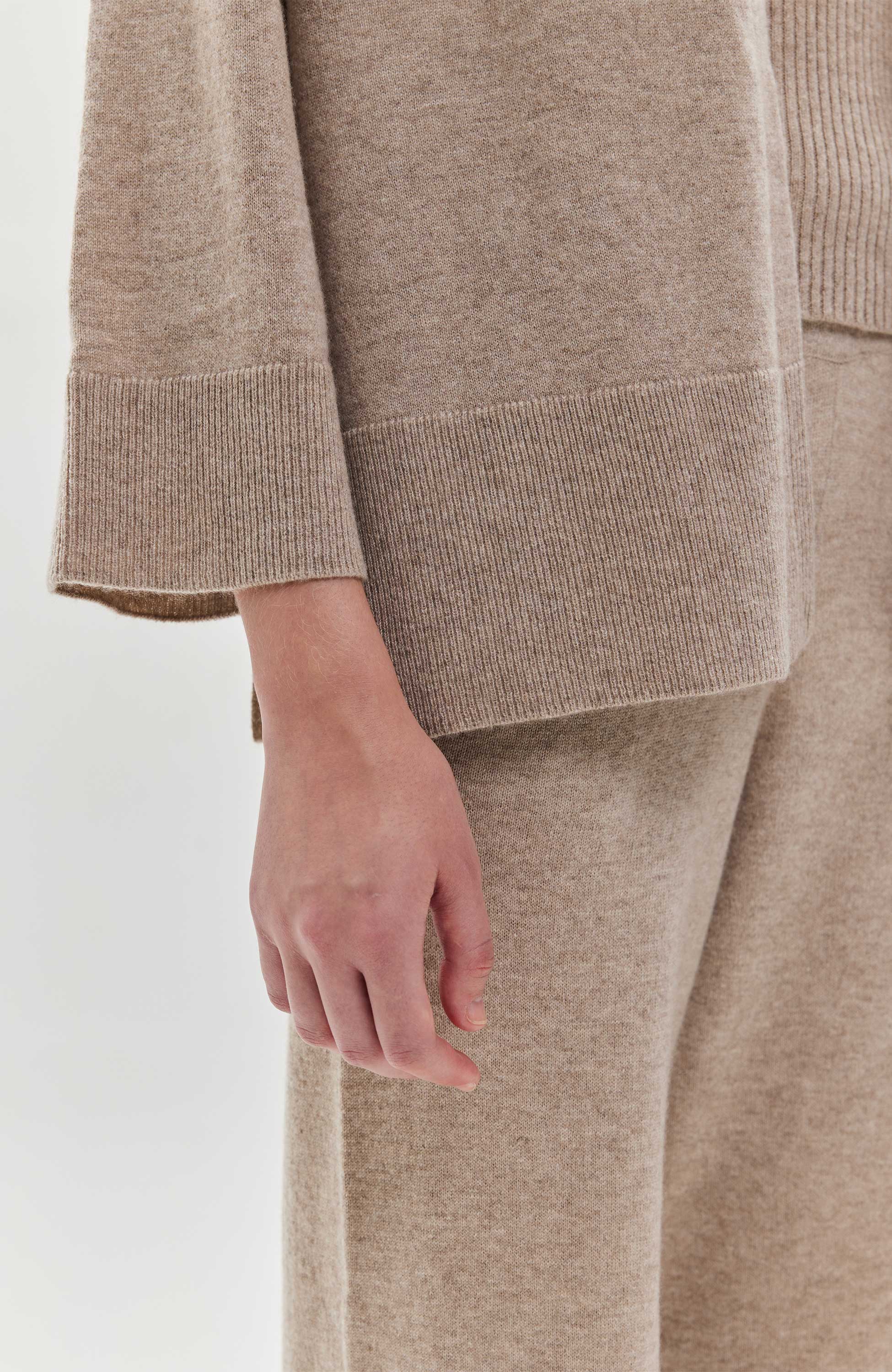 Ftc cashmere Beige Long cashmere cardigan image 3