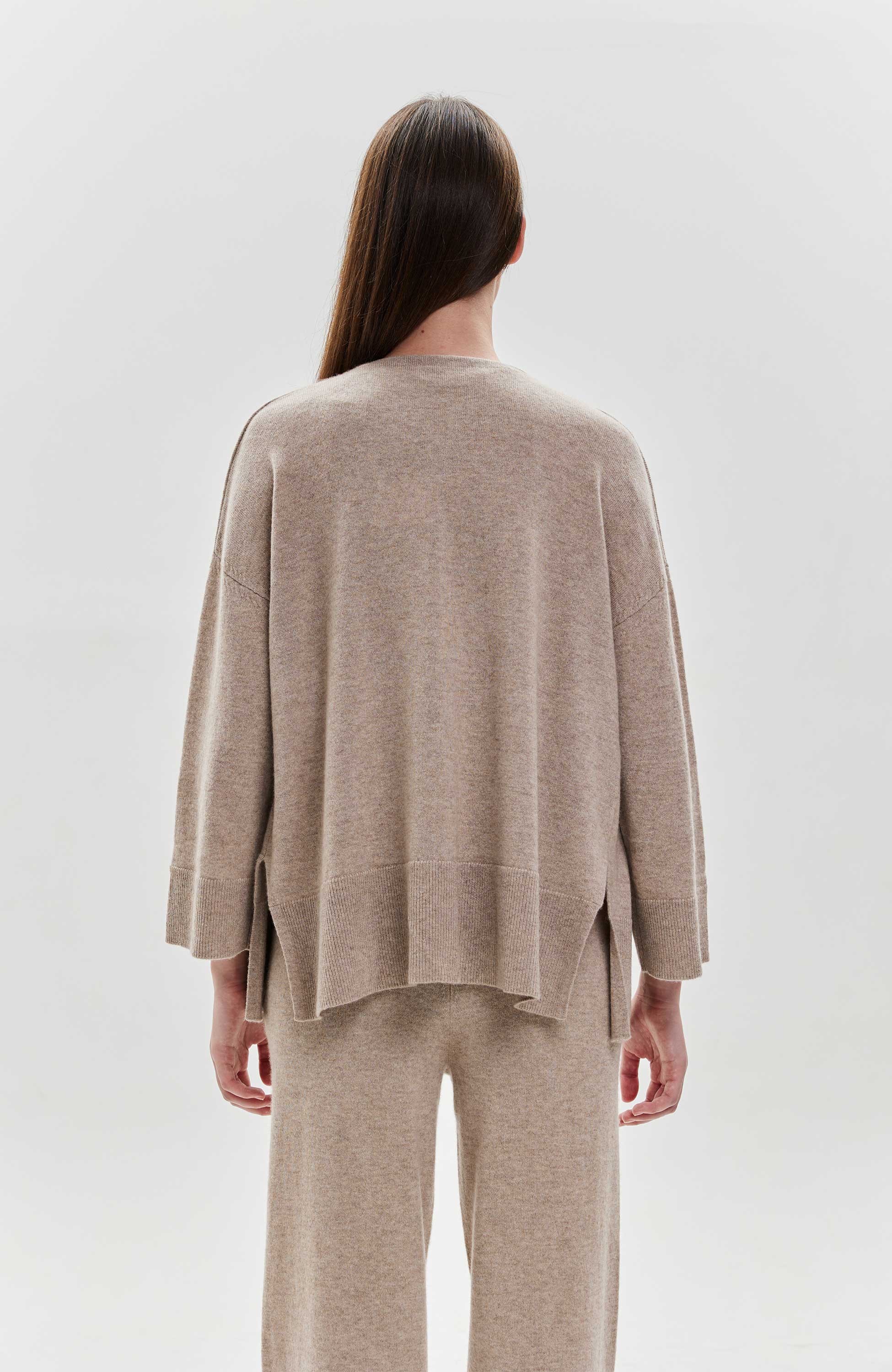 Ftc cashmere Beige Long cashmere cardigan image 4