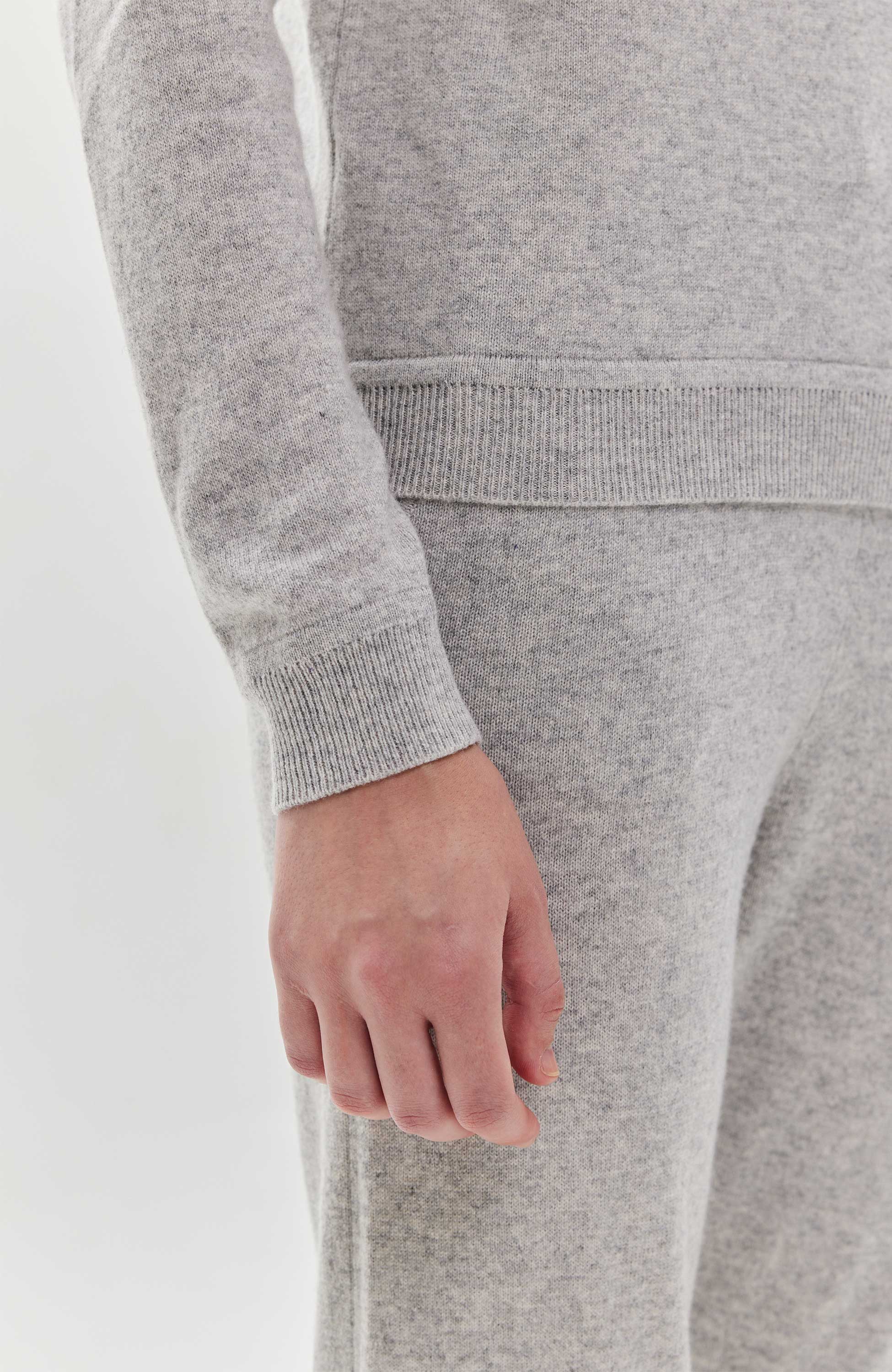 Ftc cashmere Grey Peenkoes kapuutsiga dressipluus image 7