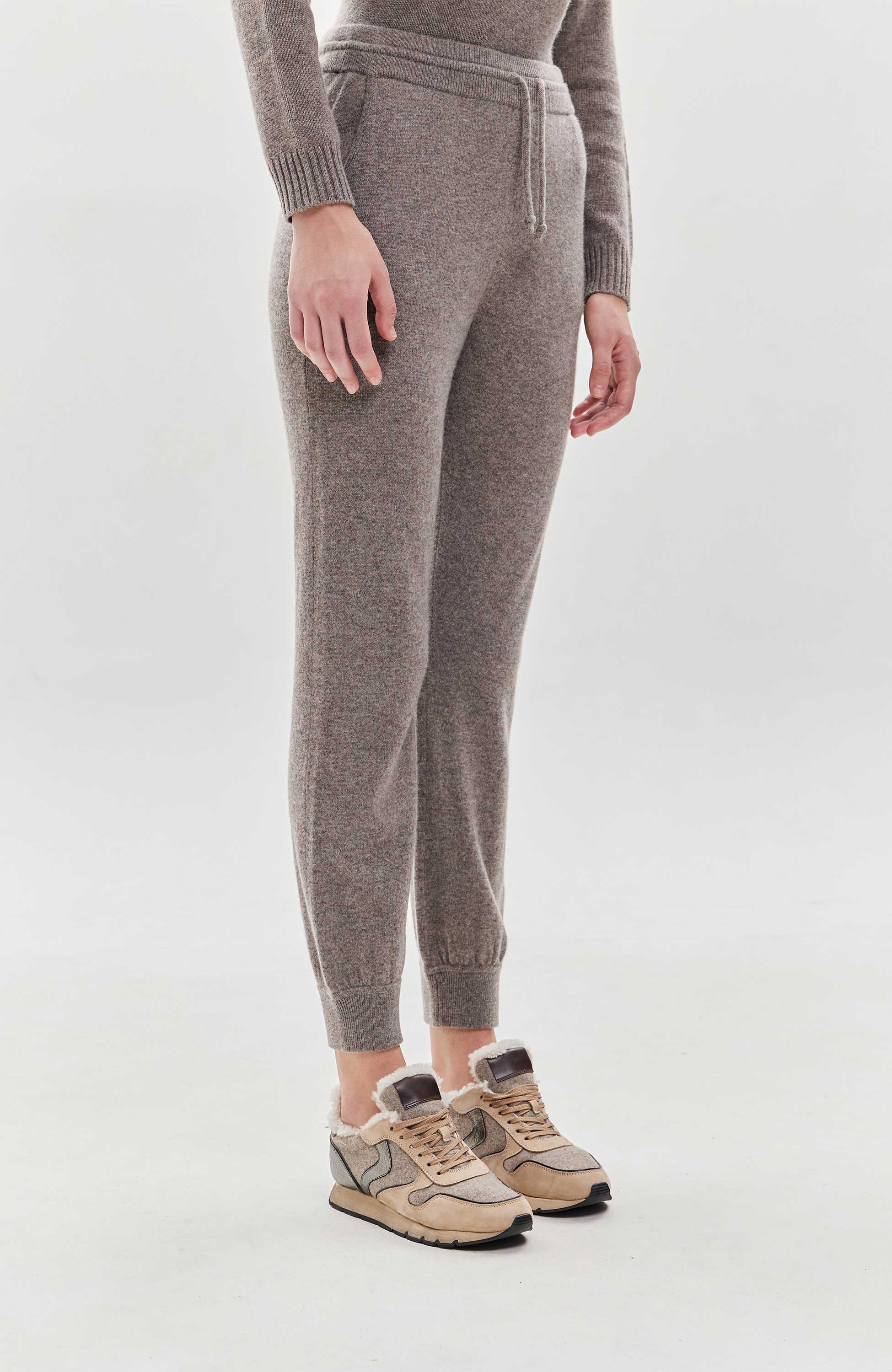 Ftc cashmere Beige Fine knit sweatpants image 3