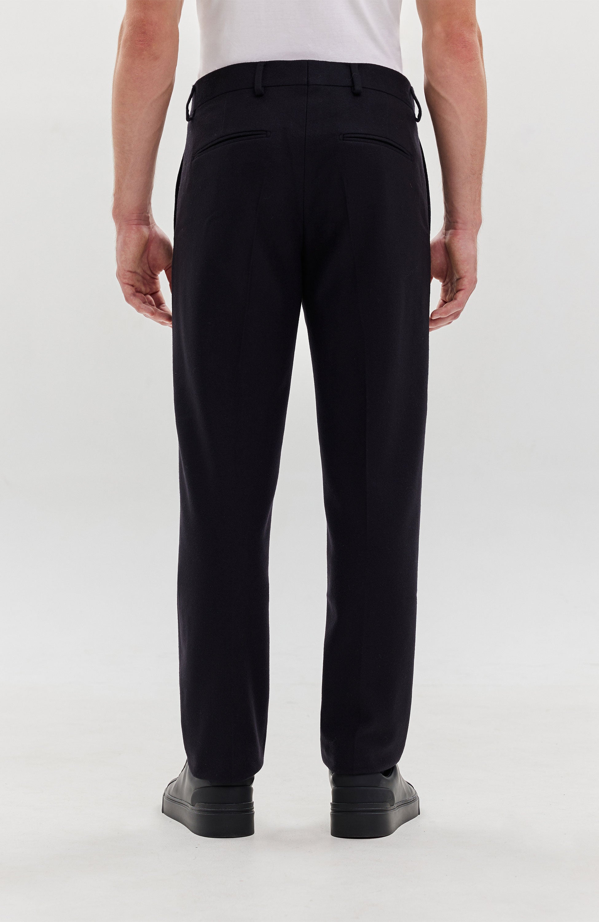 Tiger of sweden Black Straight-leg wool trousers tense image 4