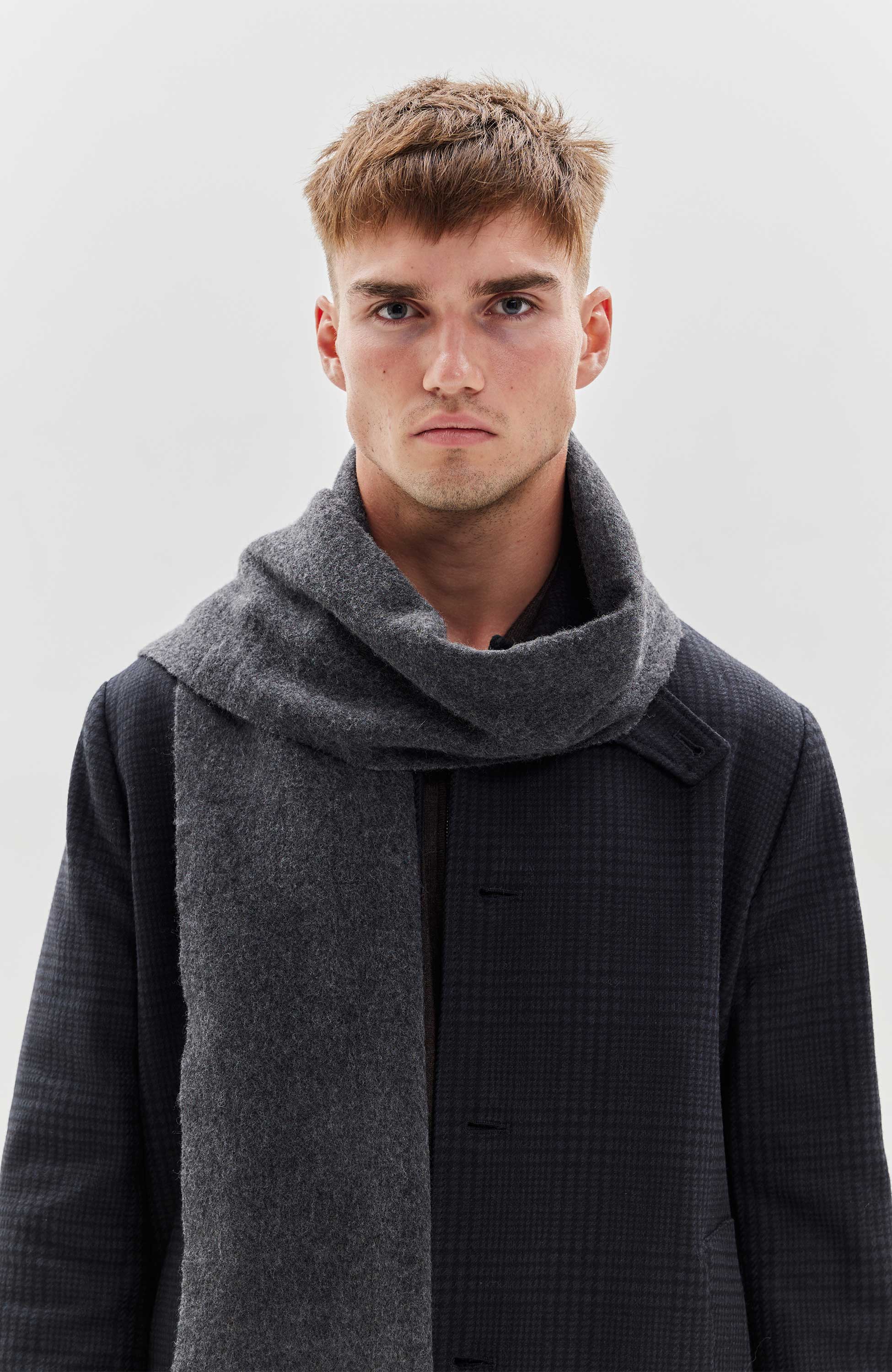 Tiger of sweden Grey Wool scarf sylan image 3