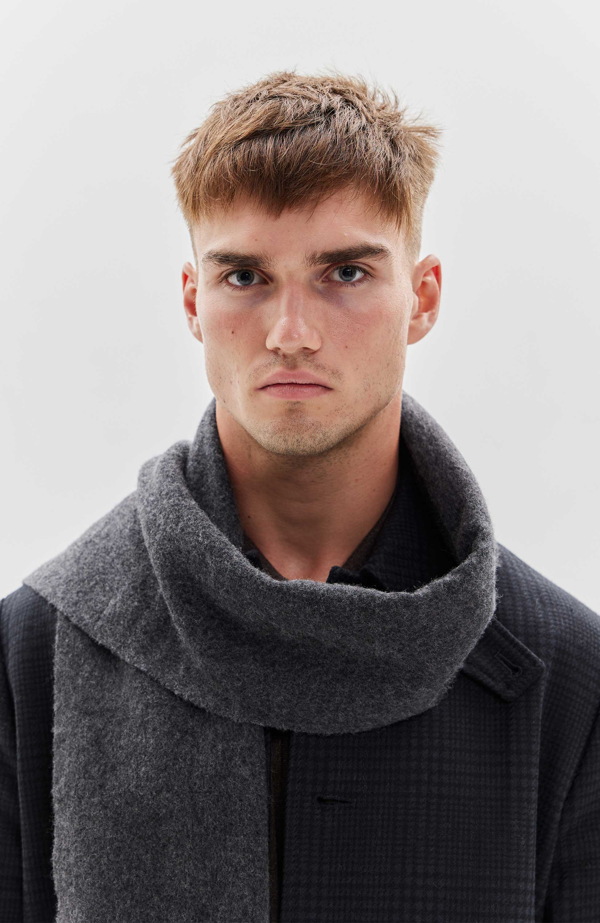 Tiger of sweden Grey Wool scarf sylan image 4