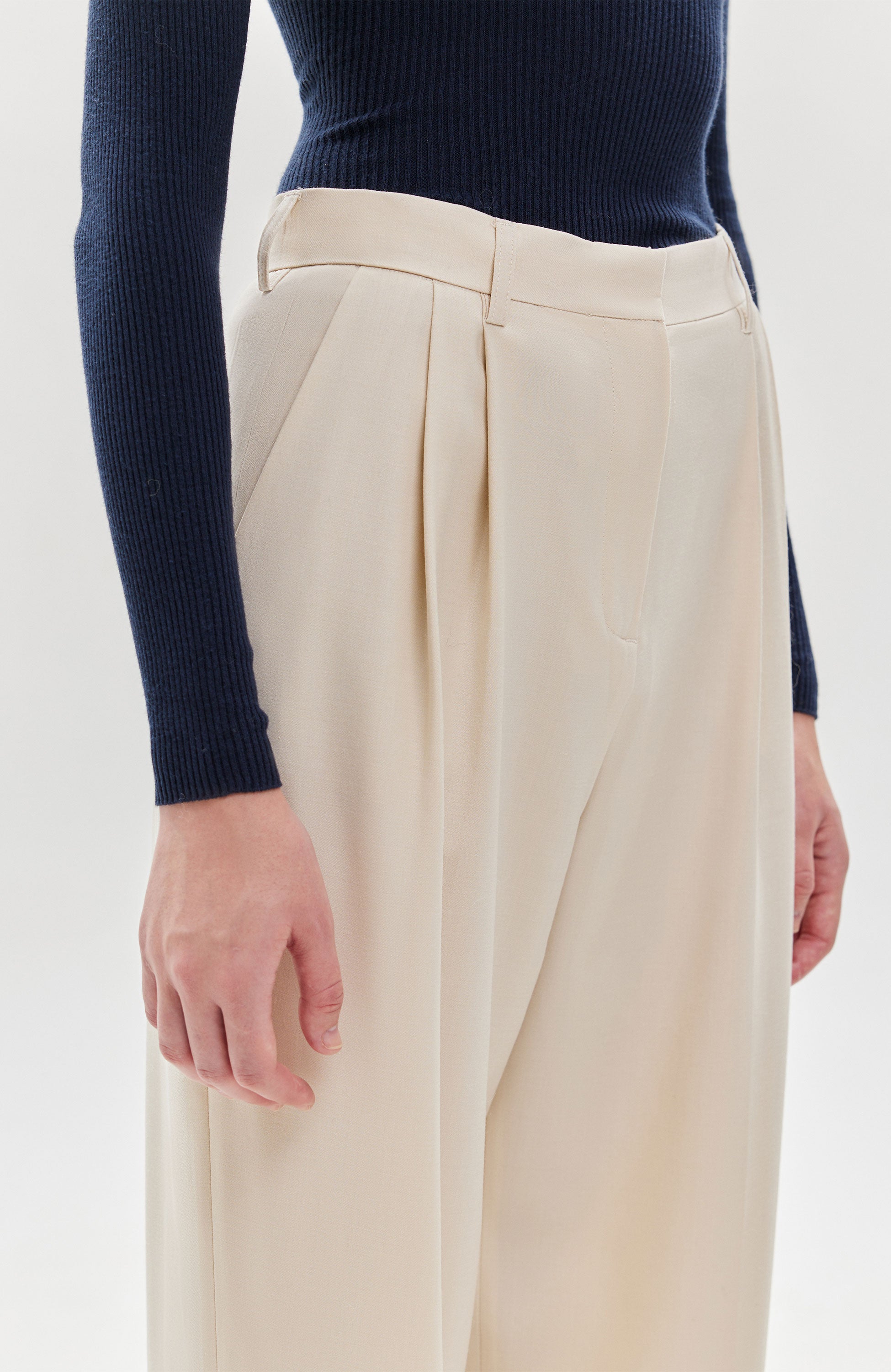 House of dagmar Neutral Wide suit trousers image 6