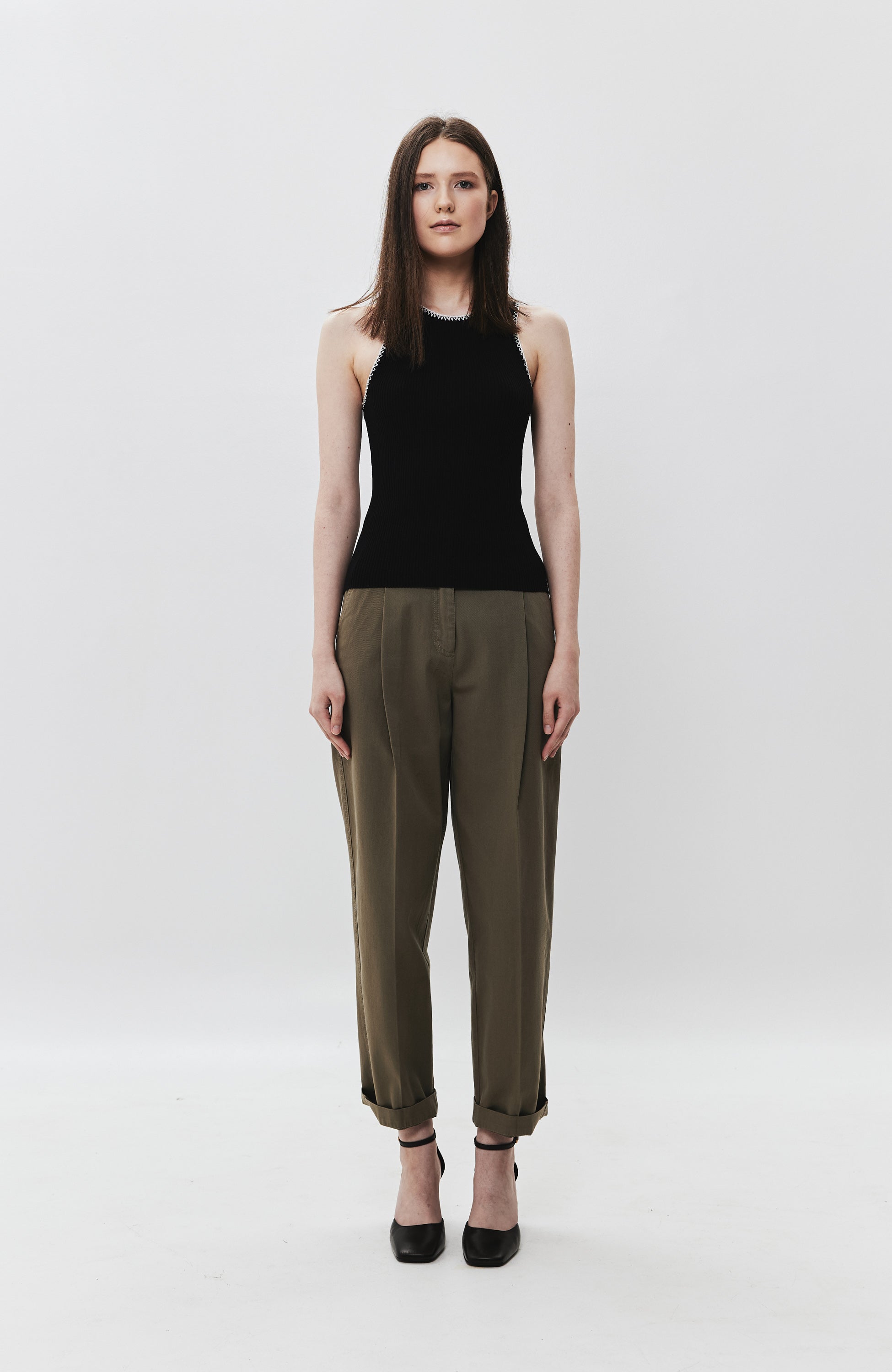 Cotton chino trousers