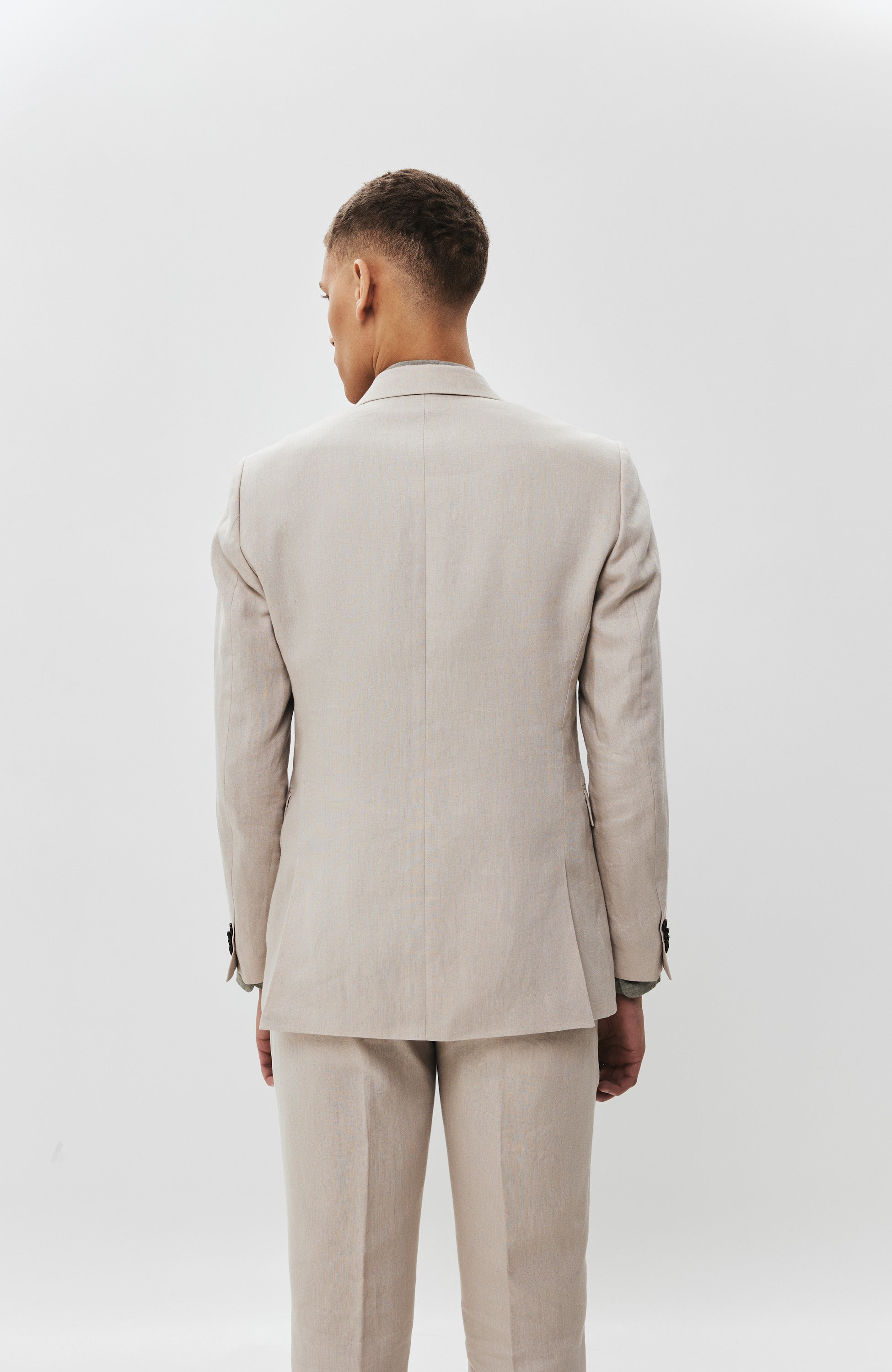Tiger of sweden Neutral Linen blazer justinn image 4