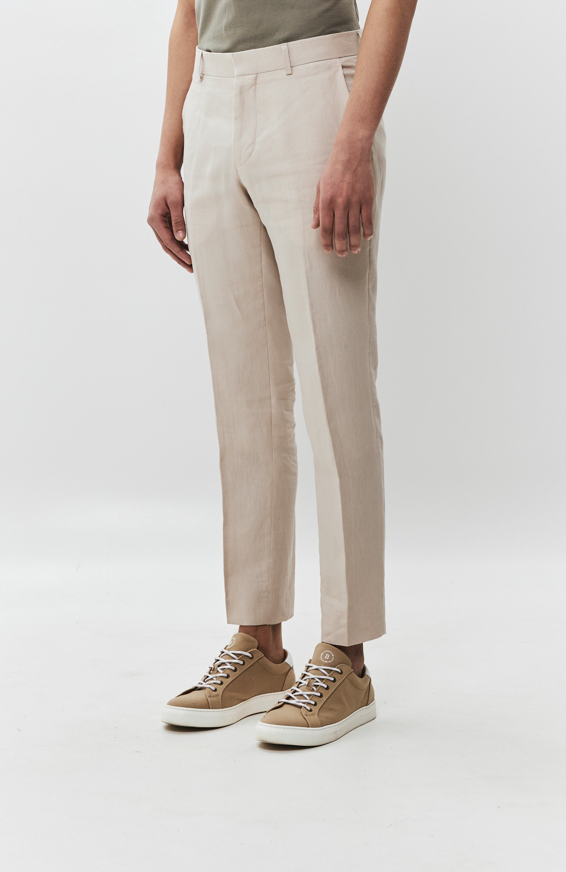 Tiger of sweden Neutral Linen straight-fit trousers tenutas image 3