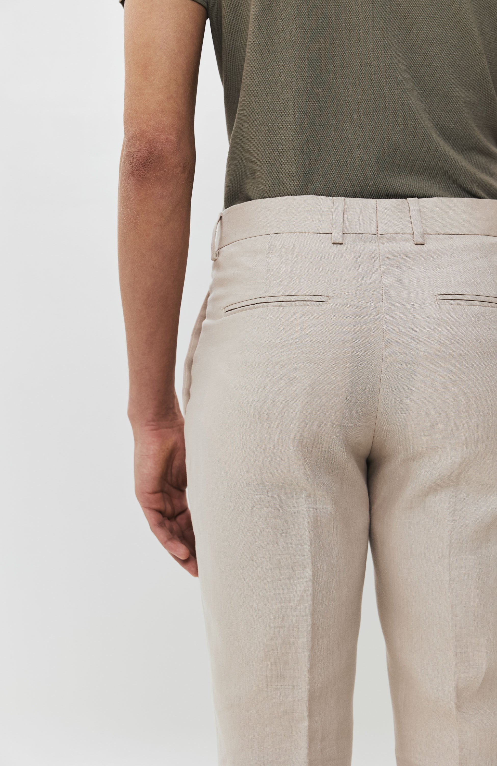 Tiger of sweden Neutral Linen straight-fit trousers tenutas image 7