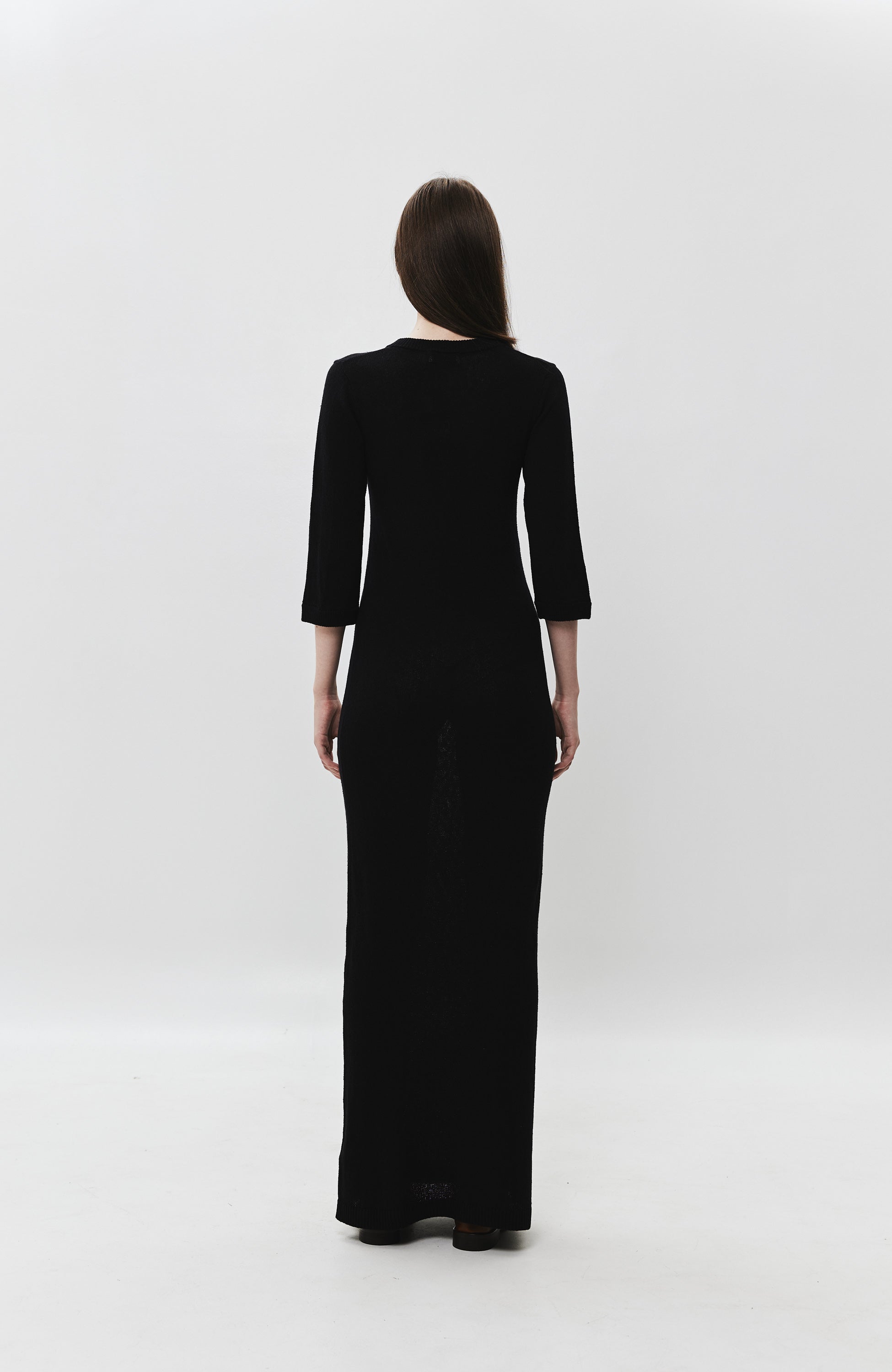Tiger of sweden Black Shape-neck knit dress albenna image 3