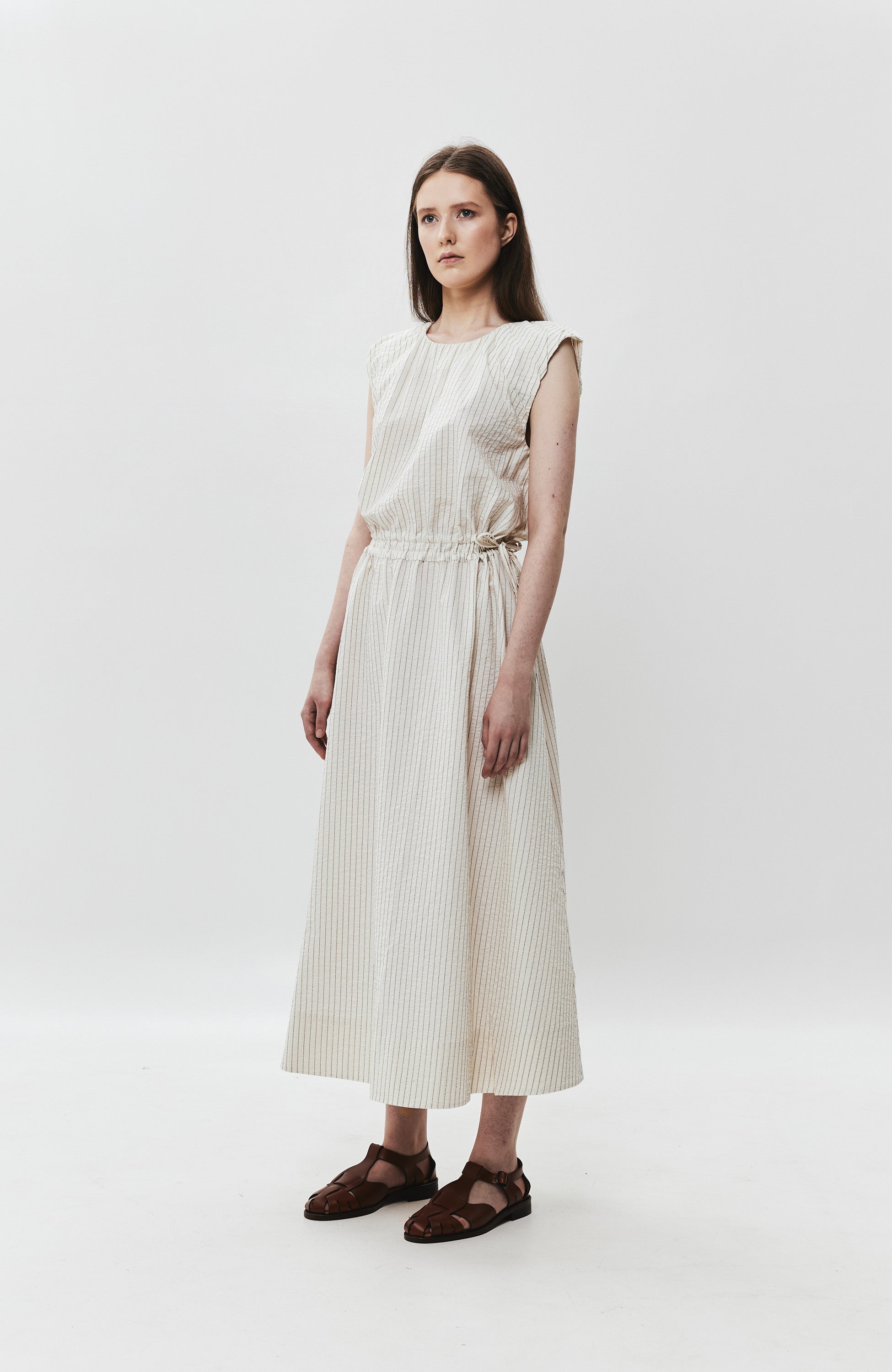 House of dagmar White Ruffle cotton dress image 3